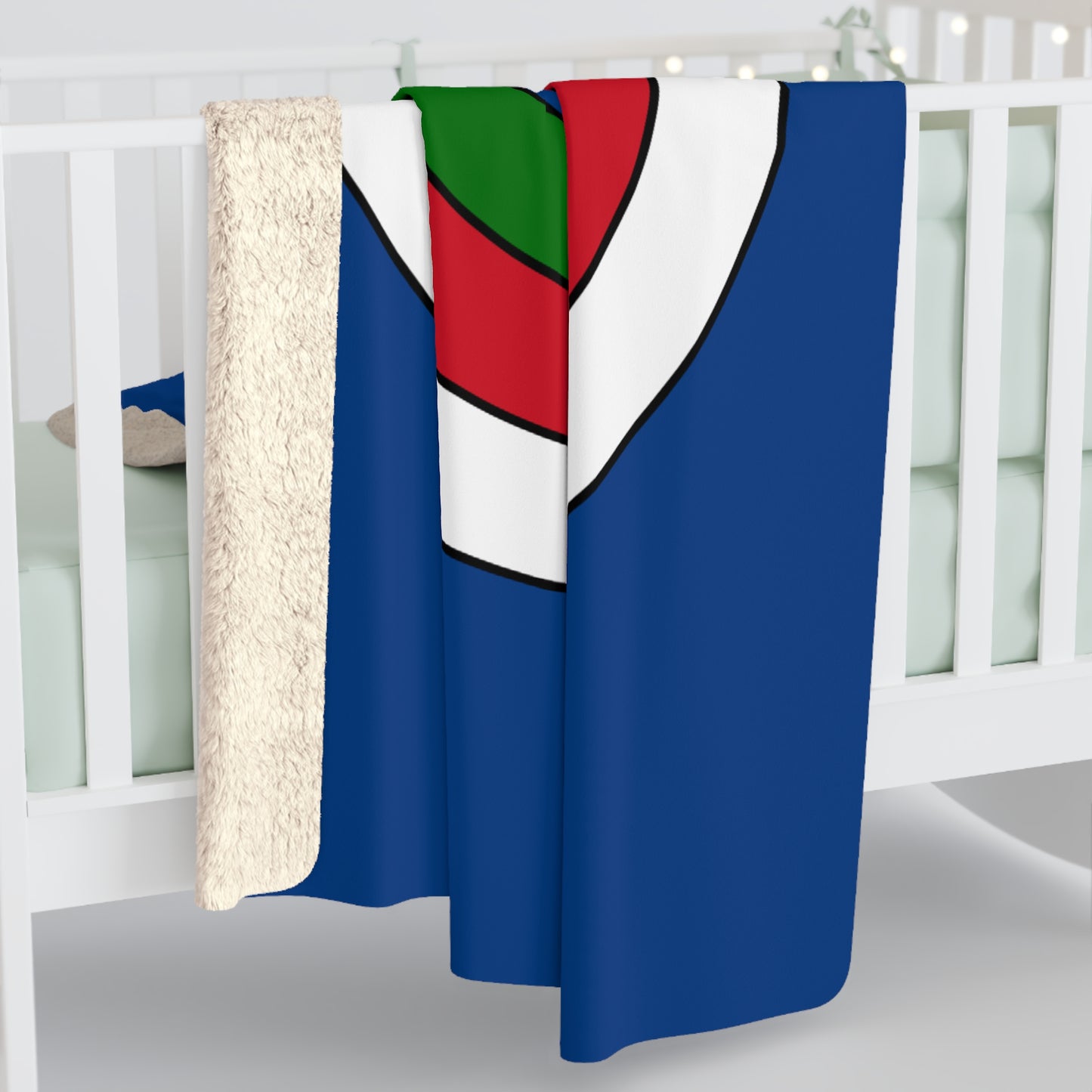 Belize Retro Target Blanket Throw
