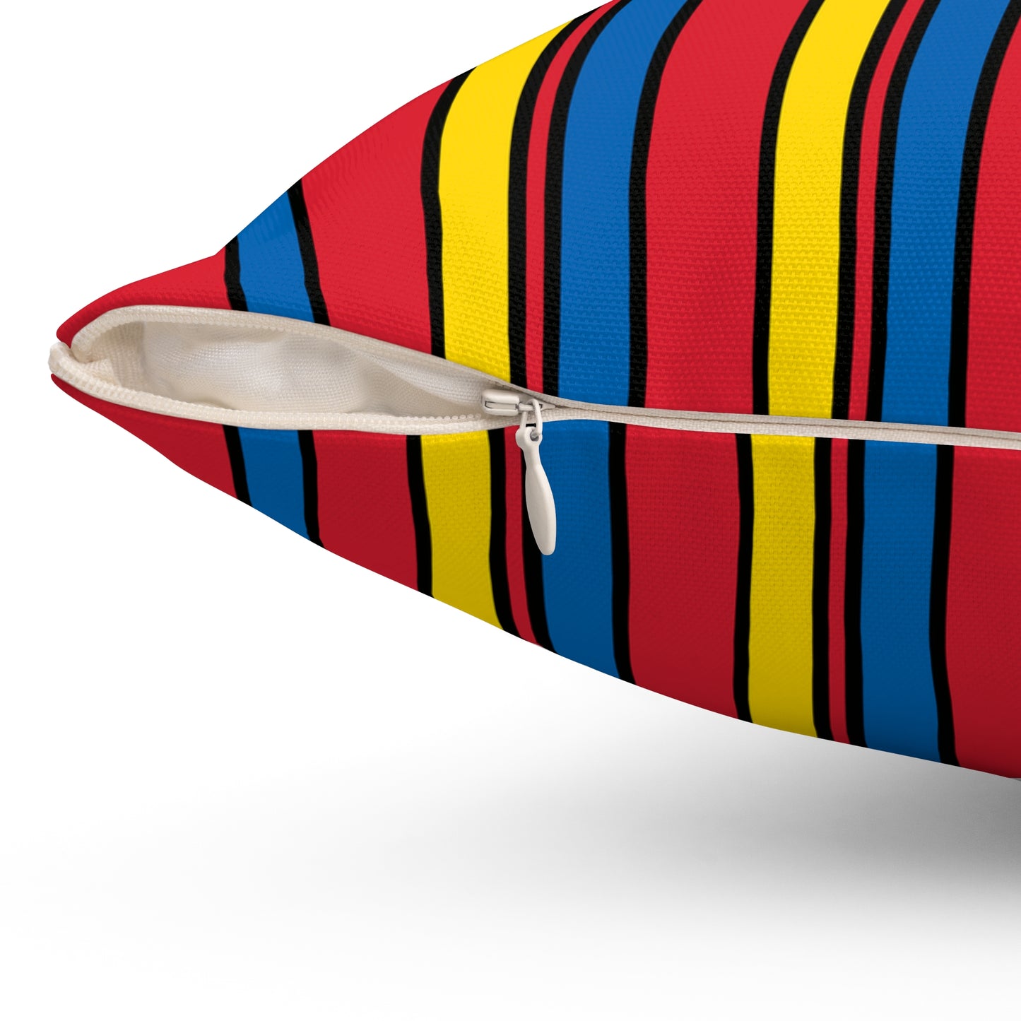 Mongolia Retro Stripes Cushion Pillow
