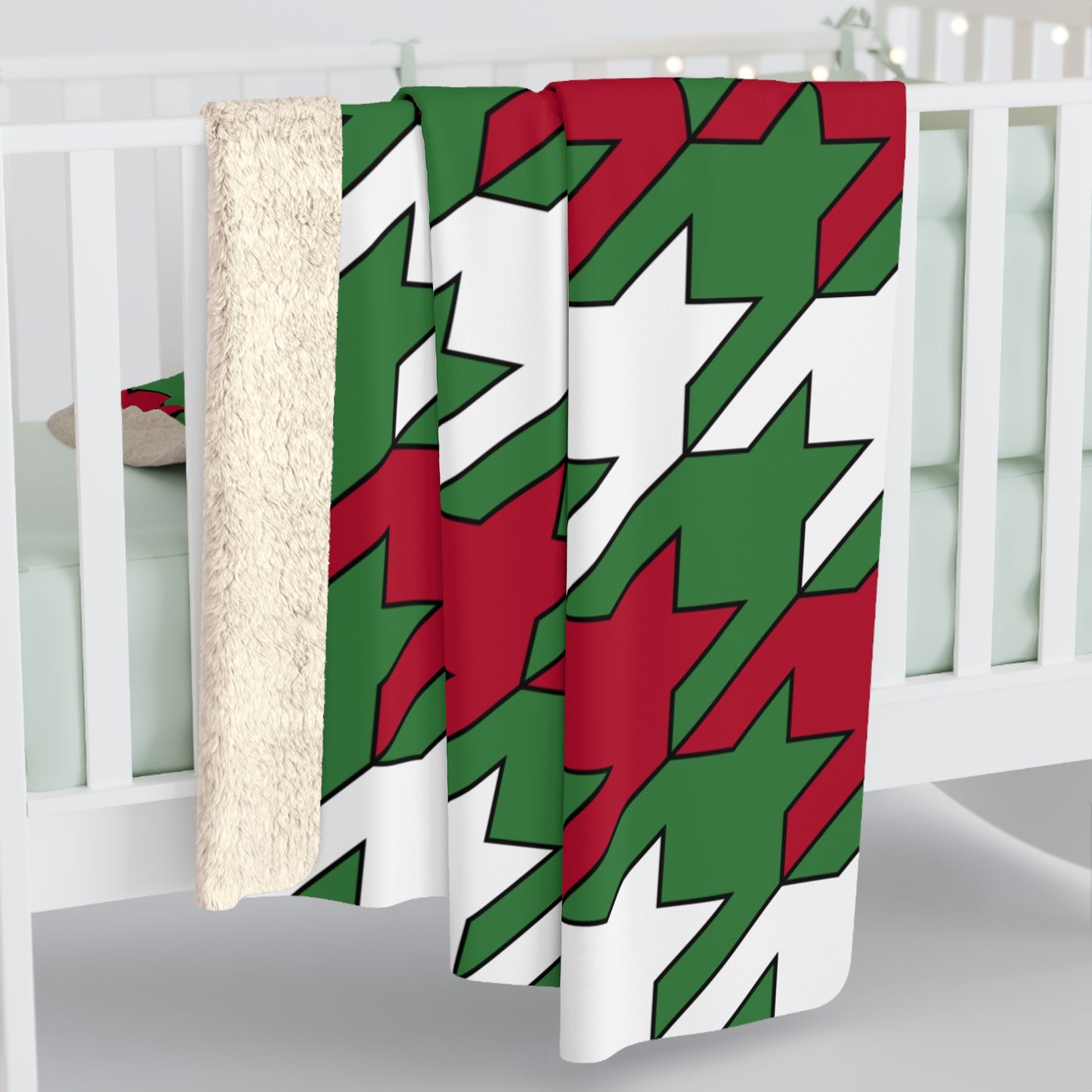 Suriname Retro Houndstooth Blanket Throw