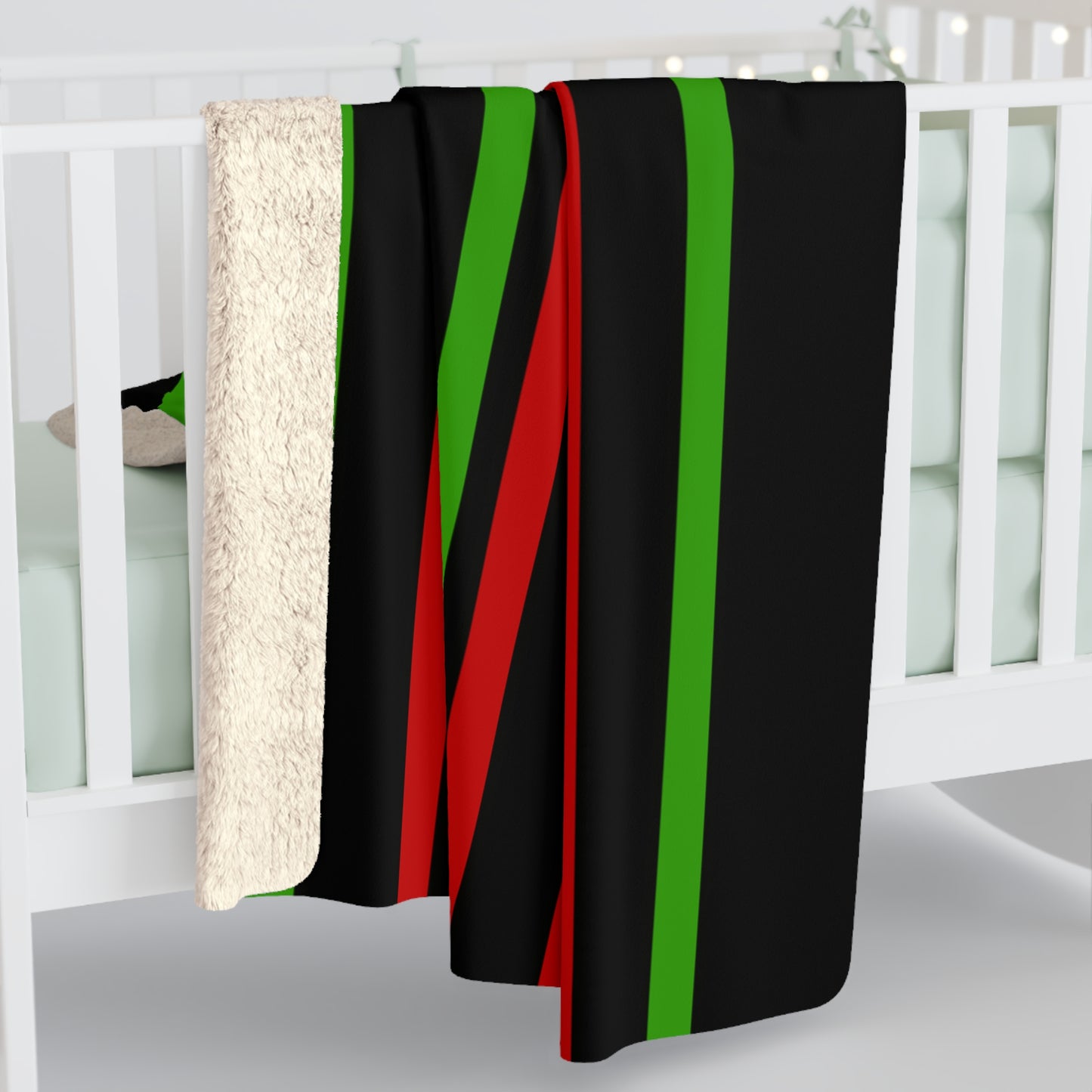 Saint Kitts And Nevis Retro Stripes Blanket Throw