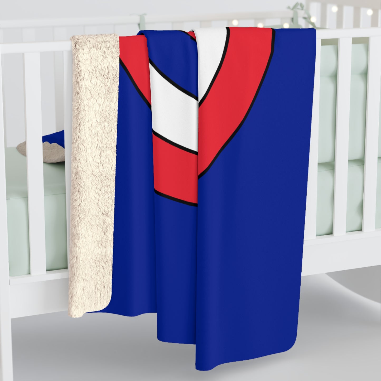 Sint Maarten Retro Target Blanket Throw