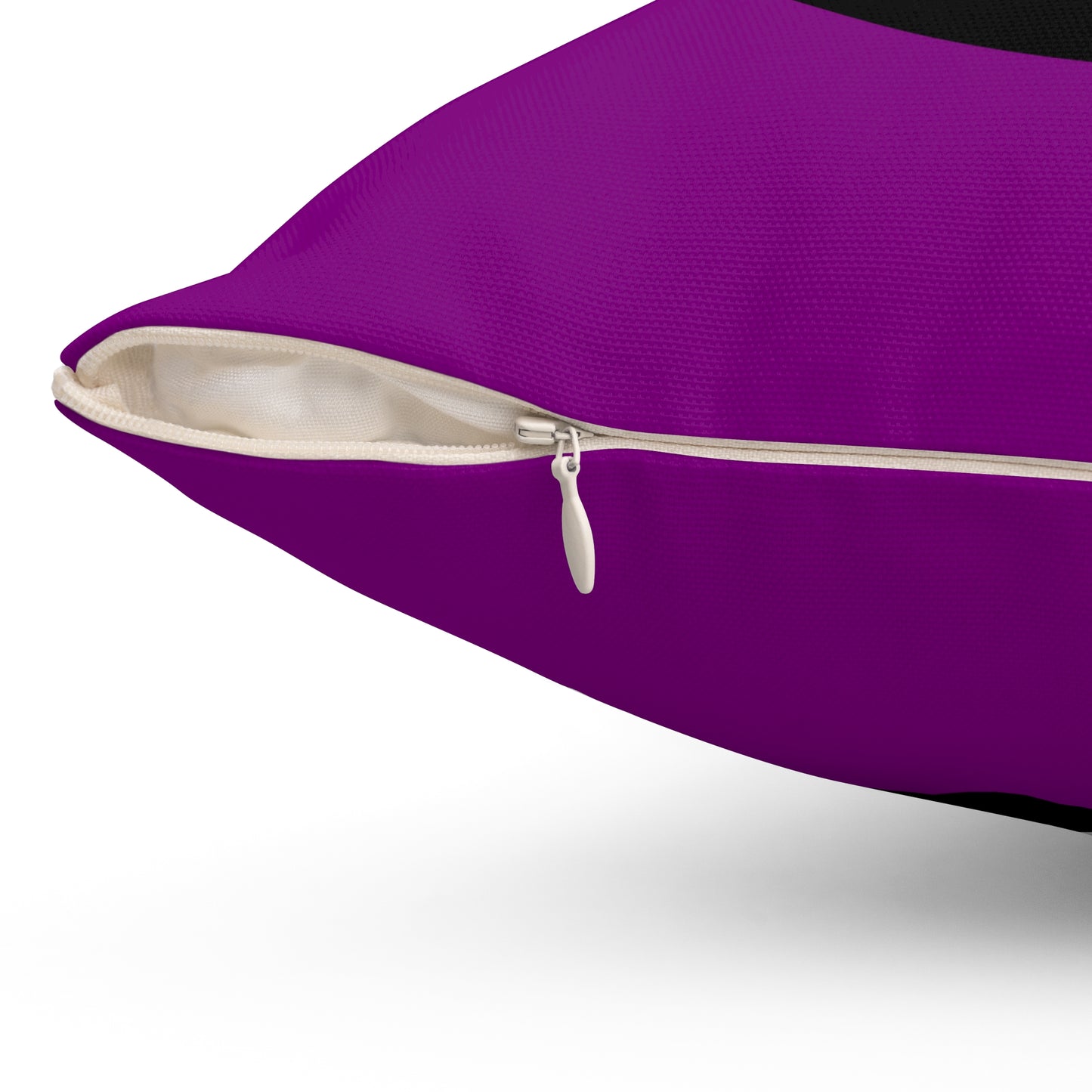 Purple, Black Retro Target Cushion Pillow