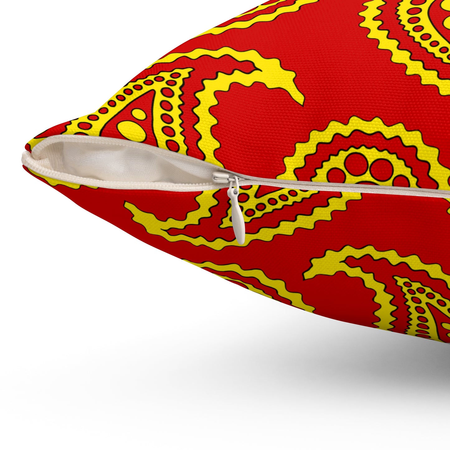 North Macedonia Retro Paisley Cushion Pillow