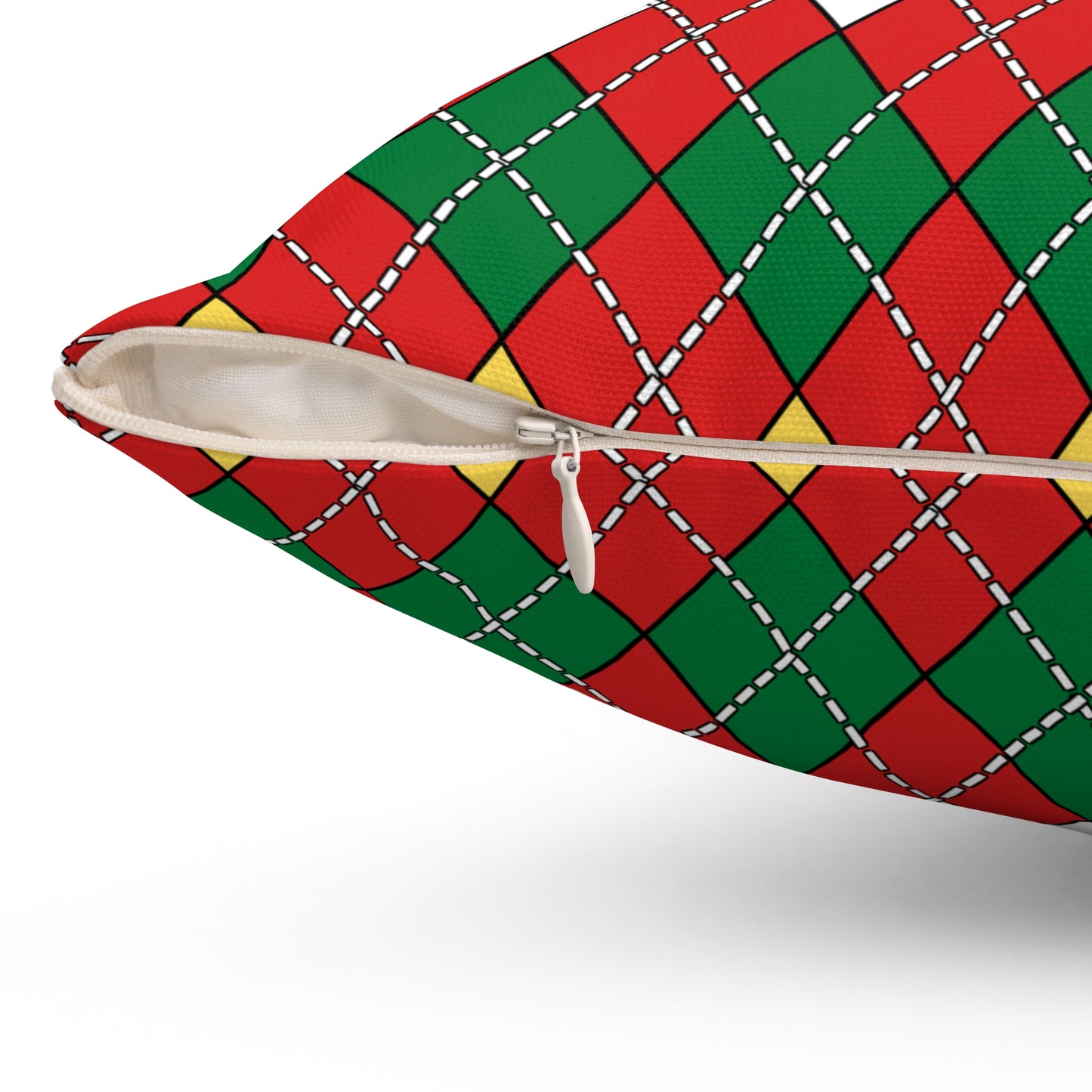 Seychelles Retro Argyle Cushion Pillow