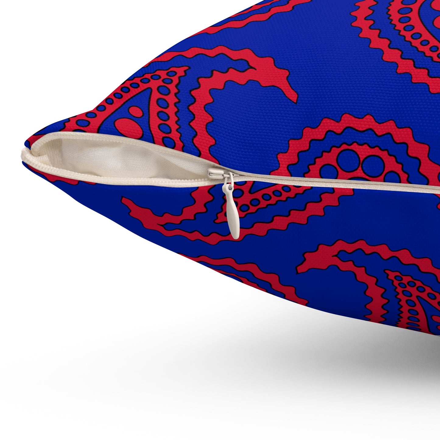 Haiti Retro Paisley Cushion Pillow