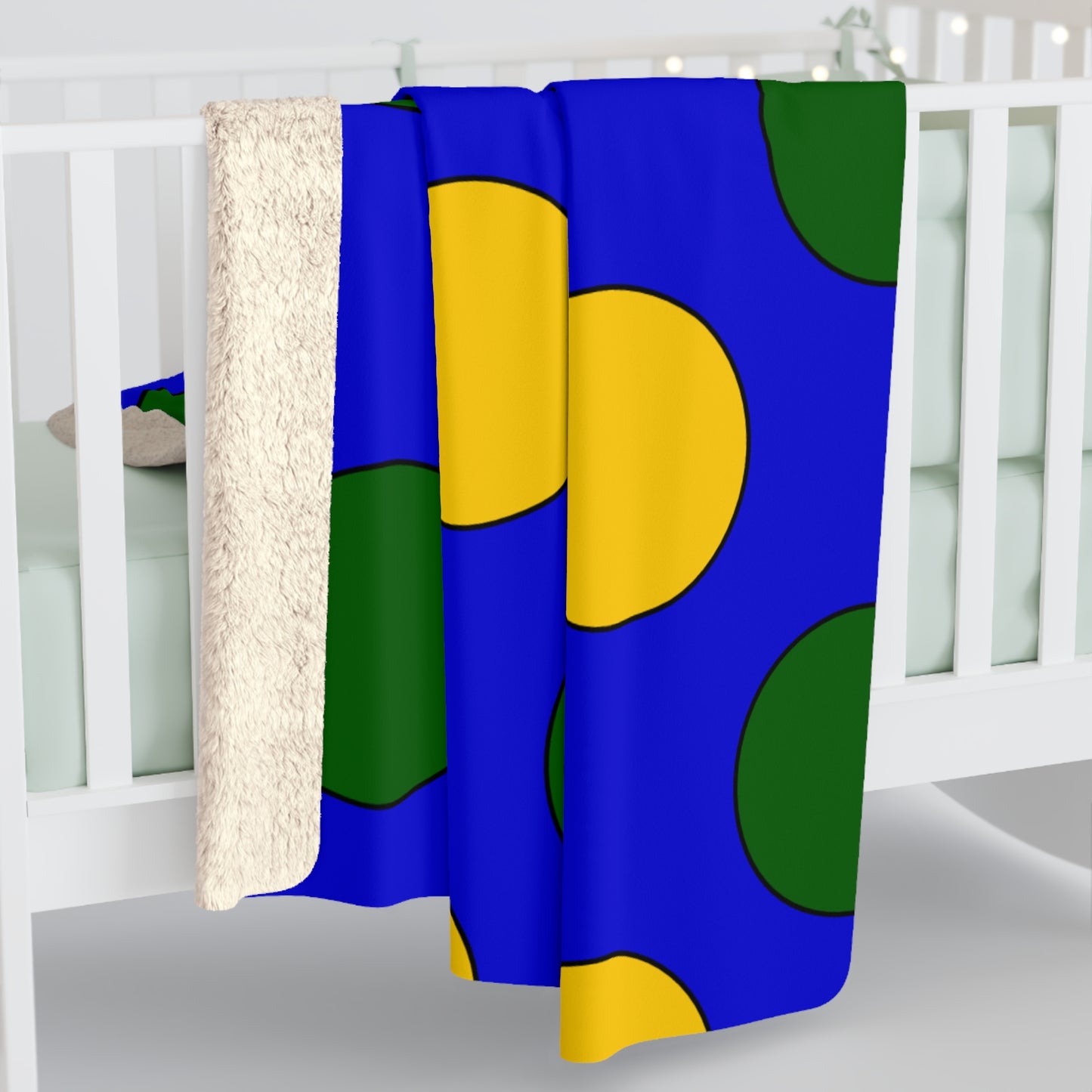 Solomon Islands Retro Polka Dots Blanket Throw