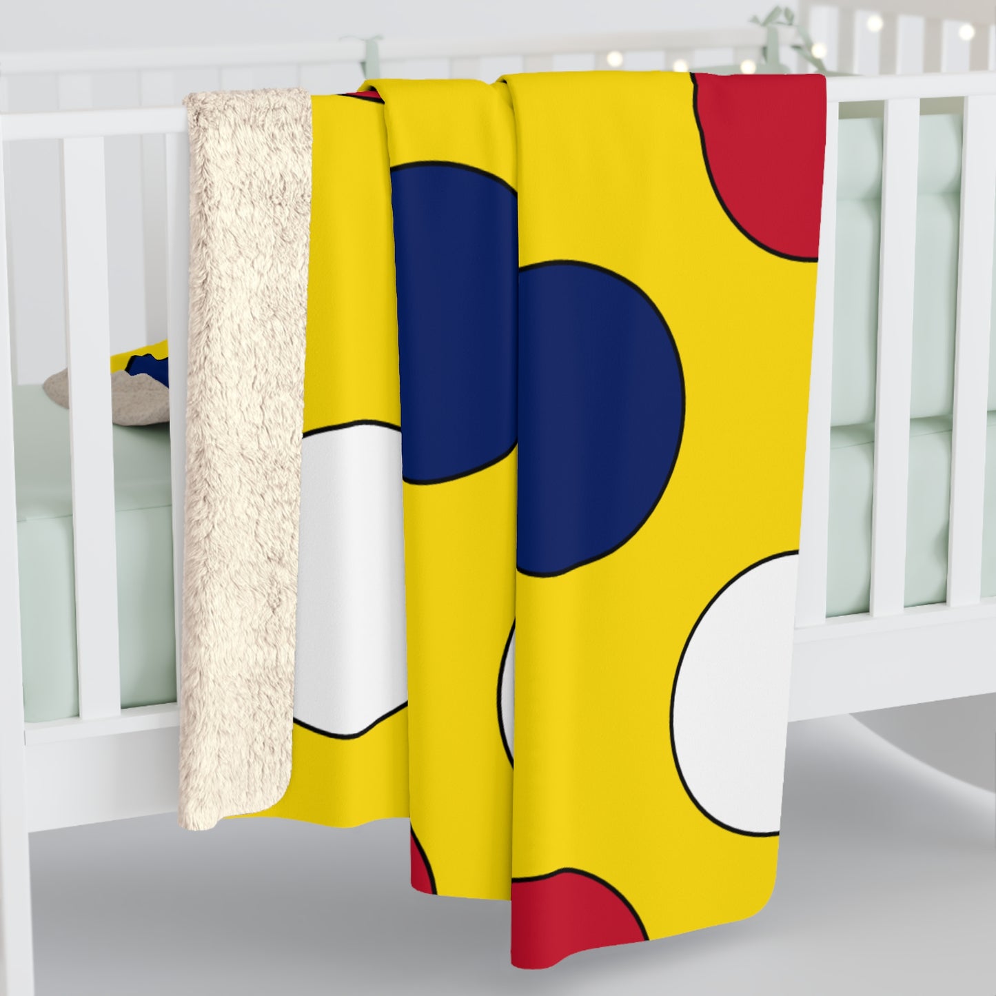 Niue Retro Polka Dots Blanket Throw