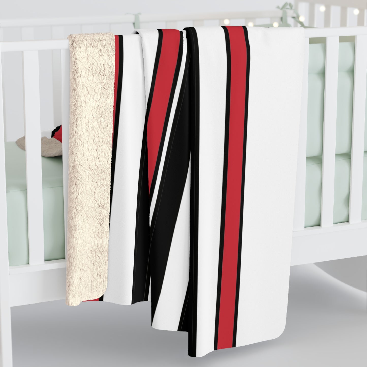 Republic Of Korea Retro Stripes Blanket Throw