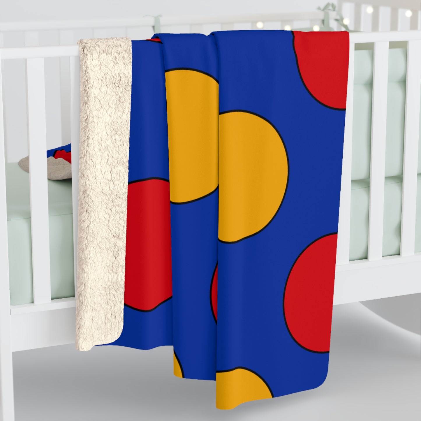 Armenia Retro Polka Dots Blanket Throw