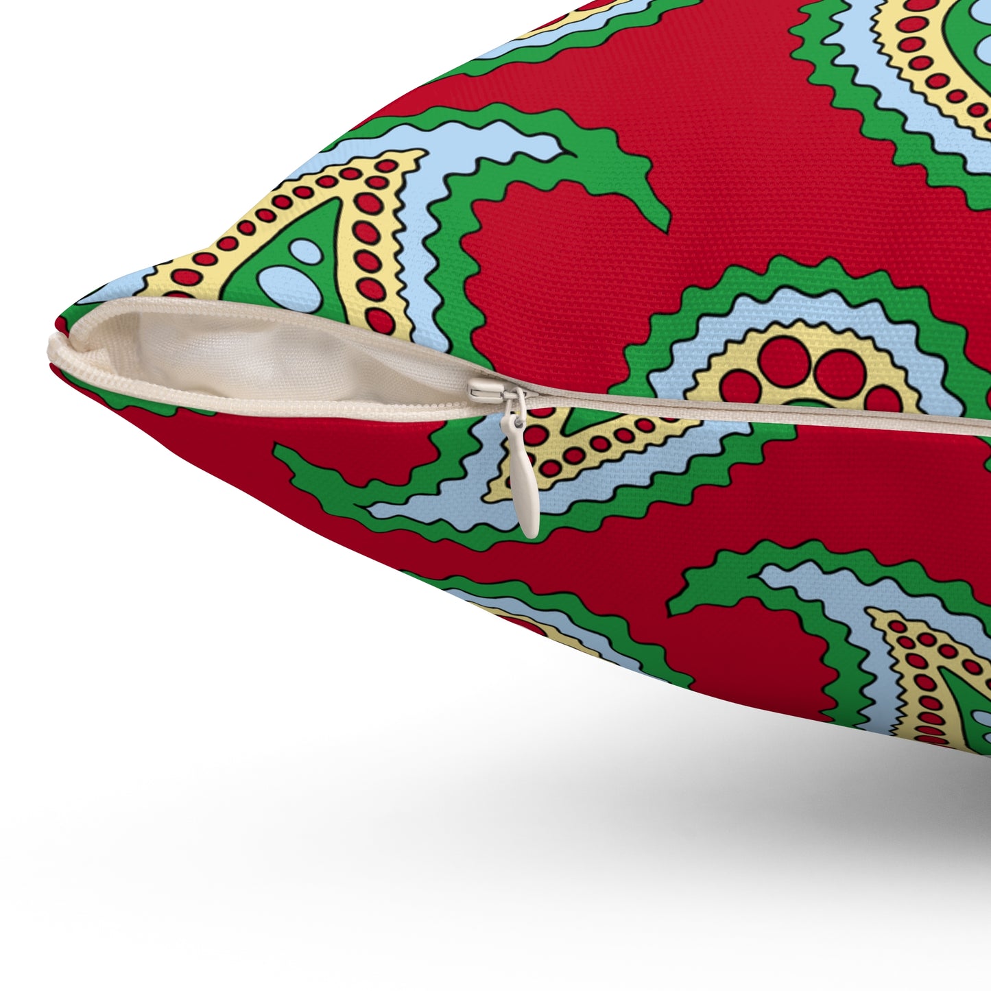 Eritrea Retro Paisley Cushion Pillow
