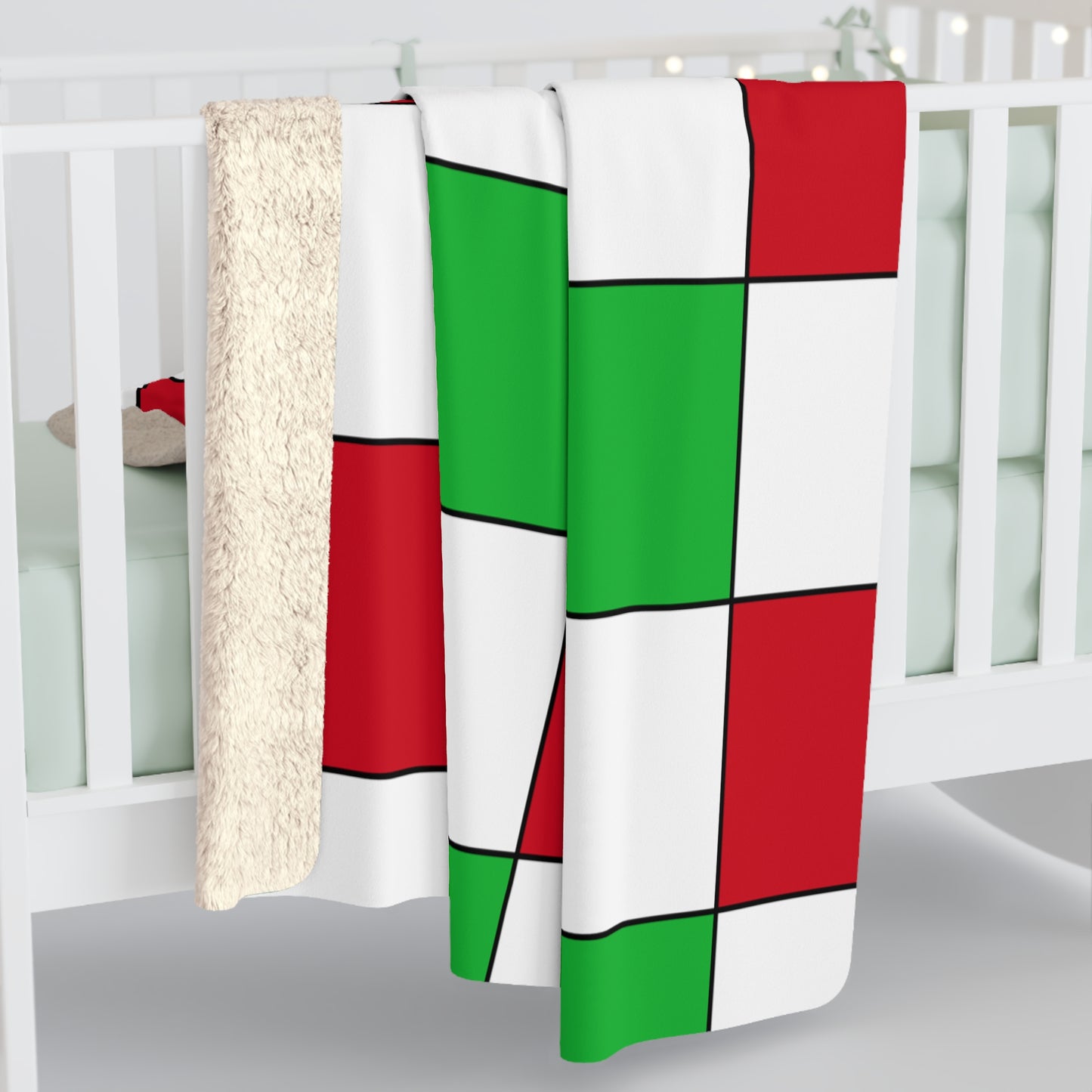 Burundi Retro Check Blanket Throw