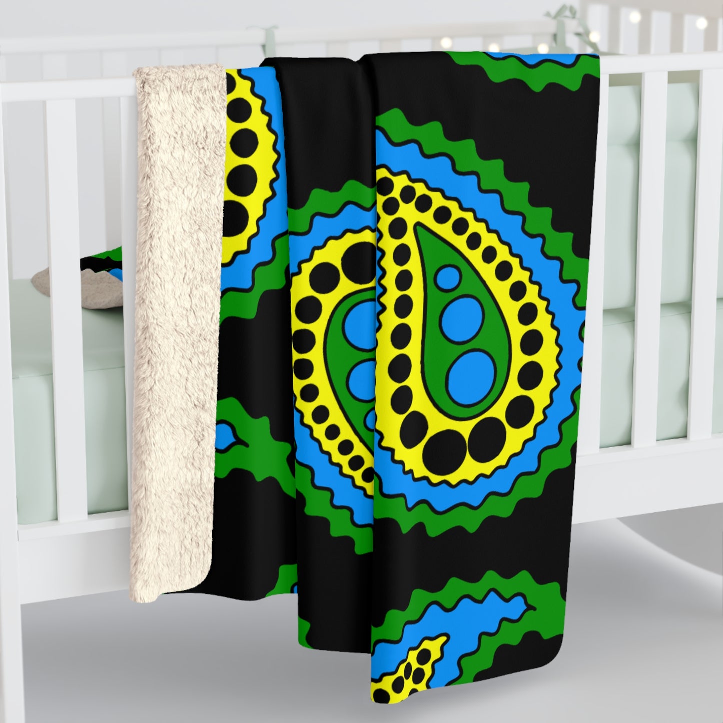 Tanzania Retro Paisley Blanket Throw