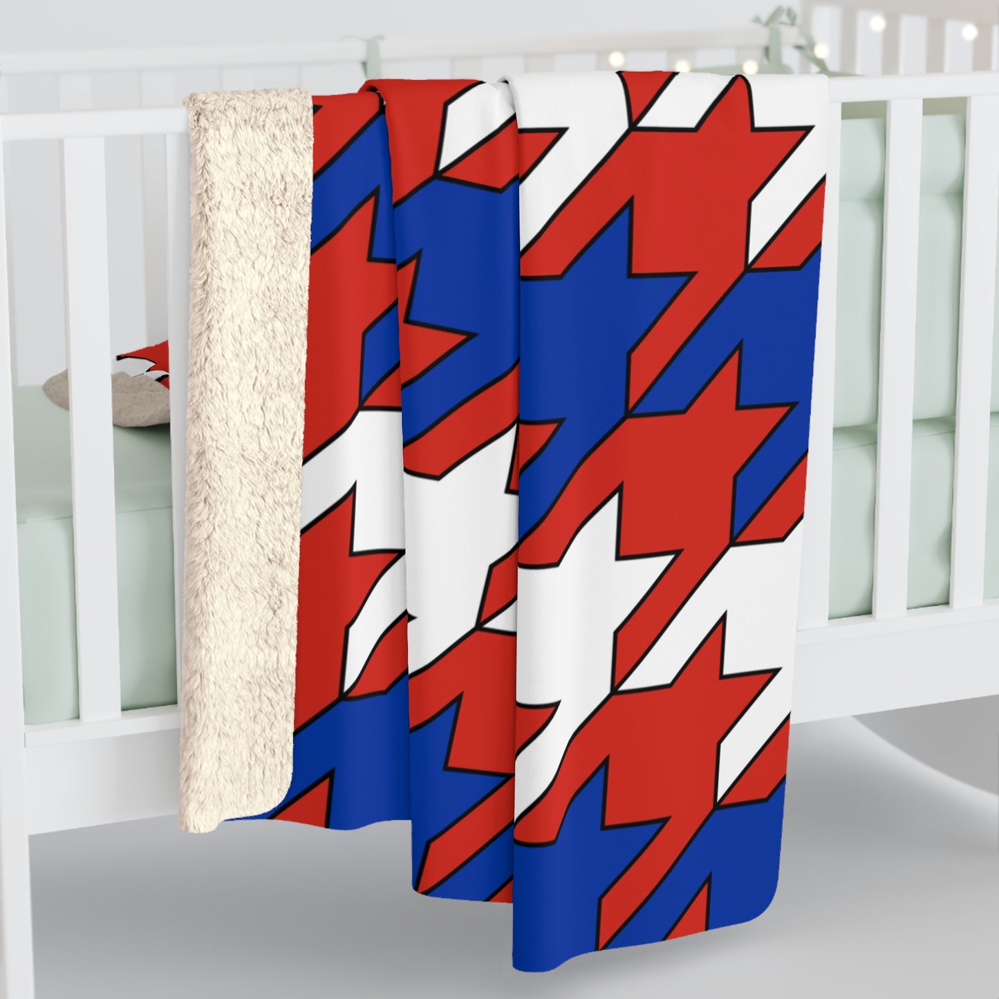 Chile Retro Houndstooth Blanket Throw