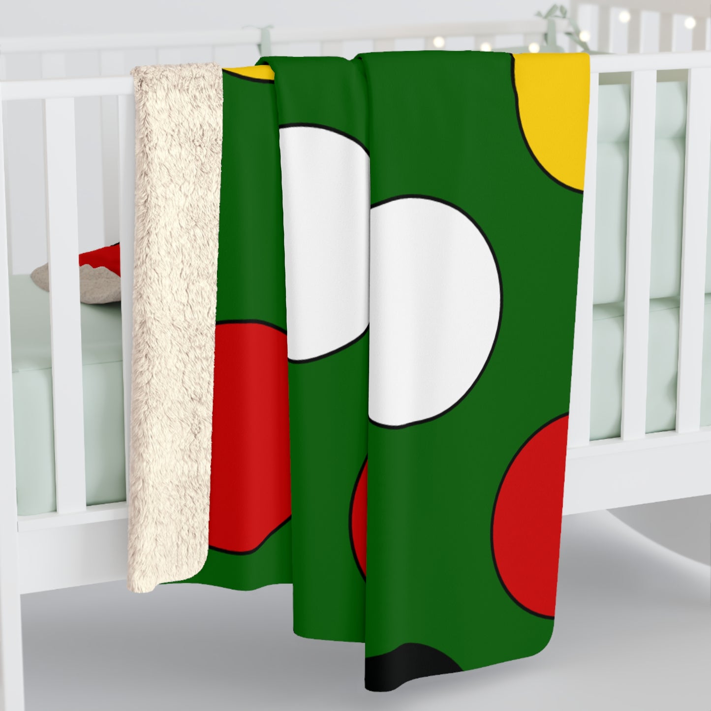 Zimbabwe Retro Polka Dots Blanket Throw
