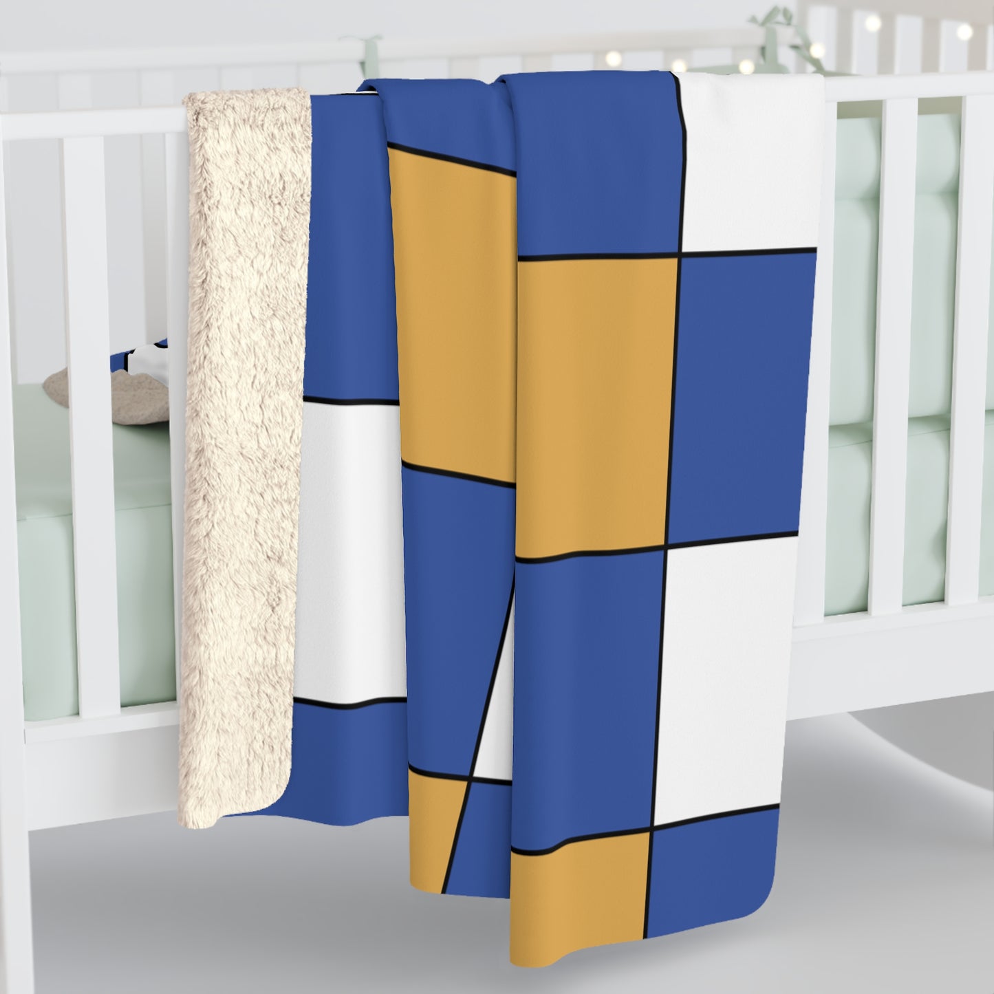 Marshall Islands Retro Check Blanket Throw