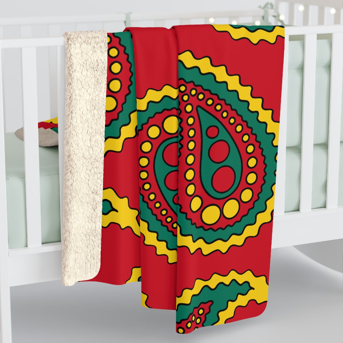 Grenada Retro Paisley Blanket Throw