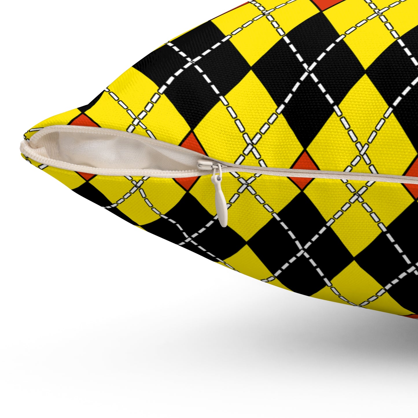 Uganda Retro Argyle Cushion Pillow