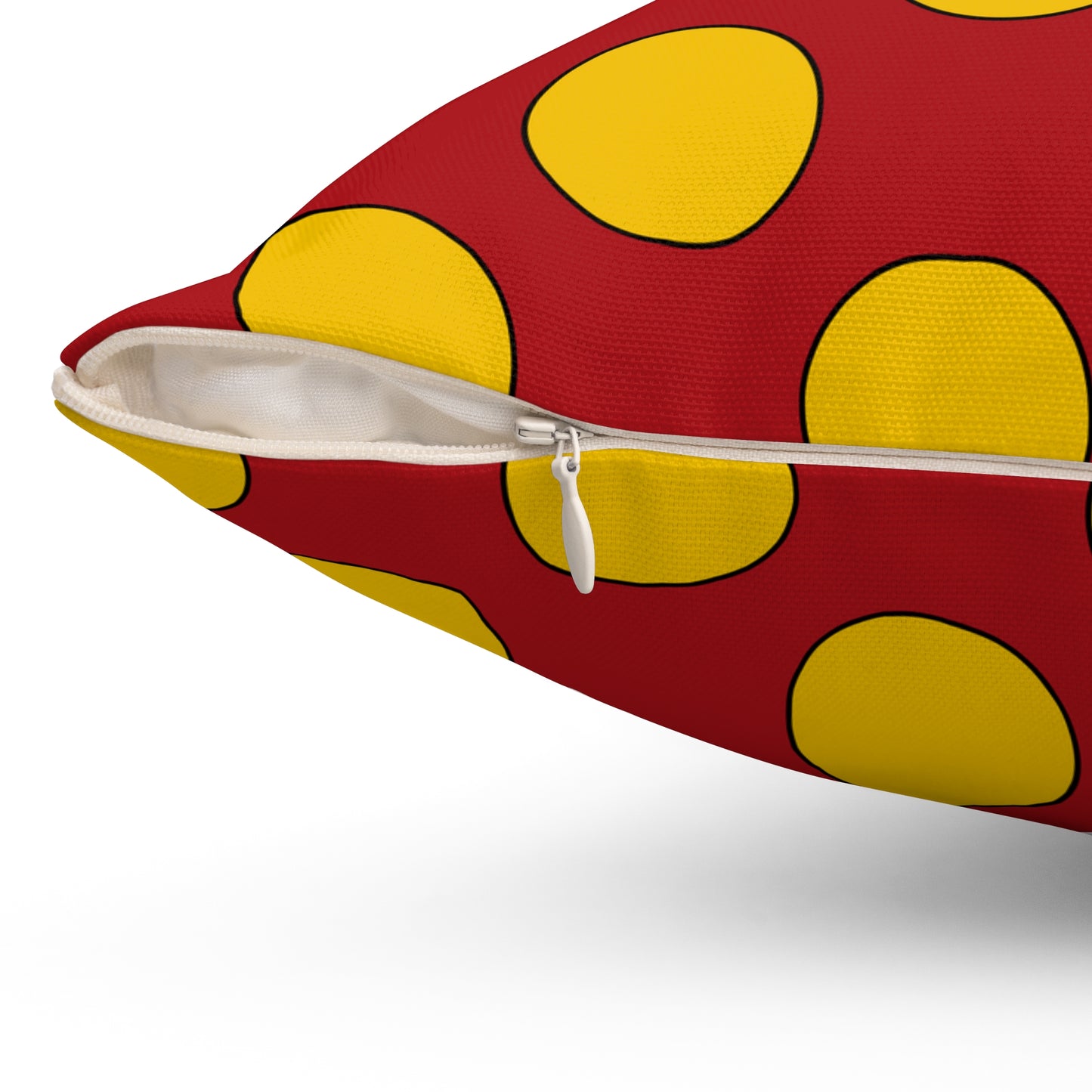 Spain Retro Polka Dots Cushion Pillow