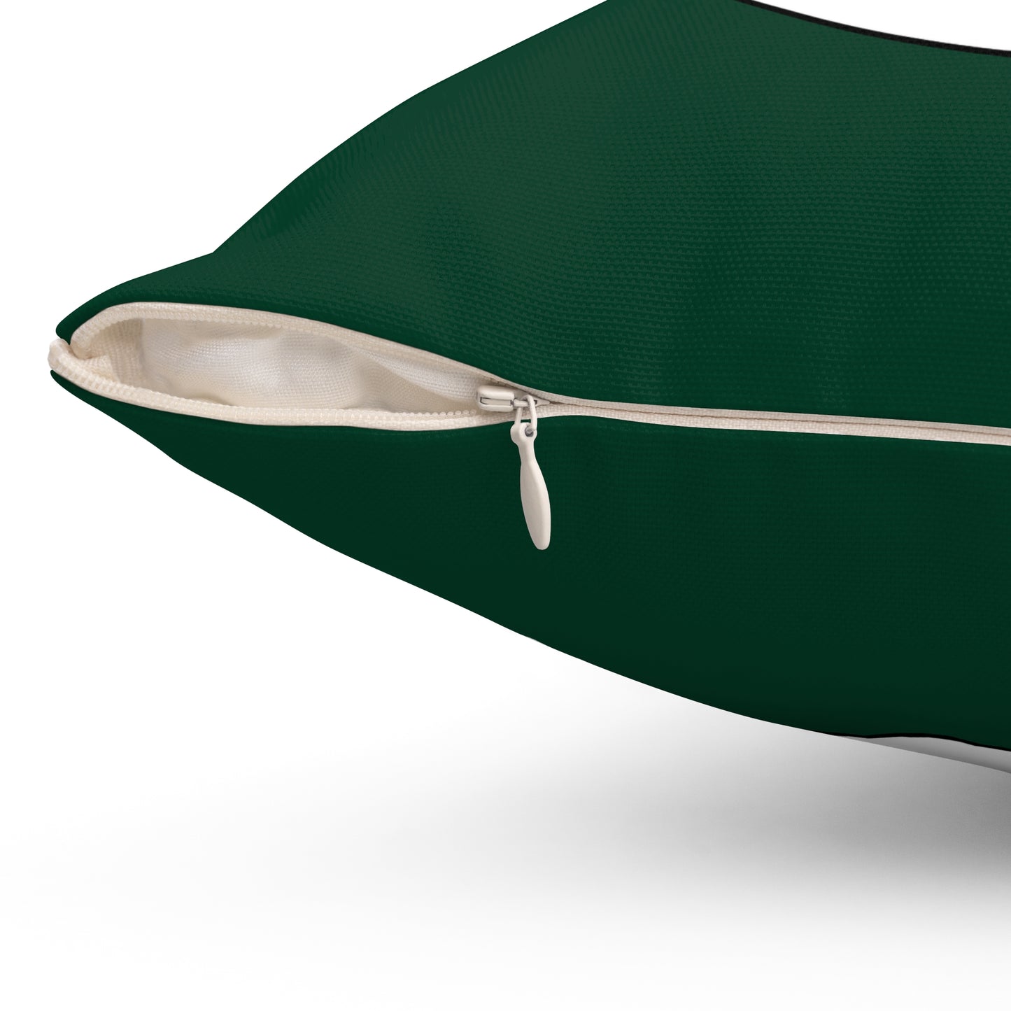 Dark Green, White Retro Target Cushion Pillow