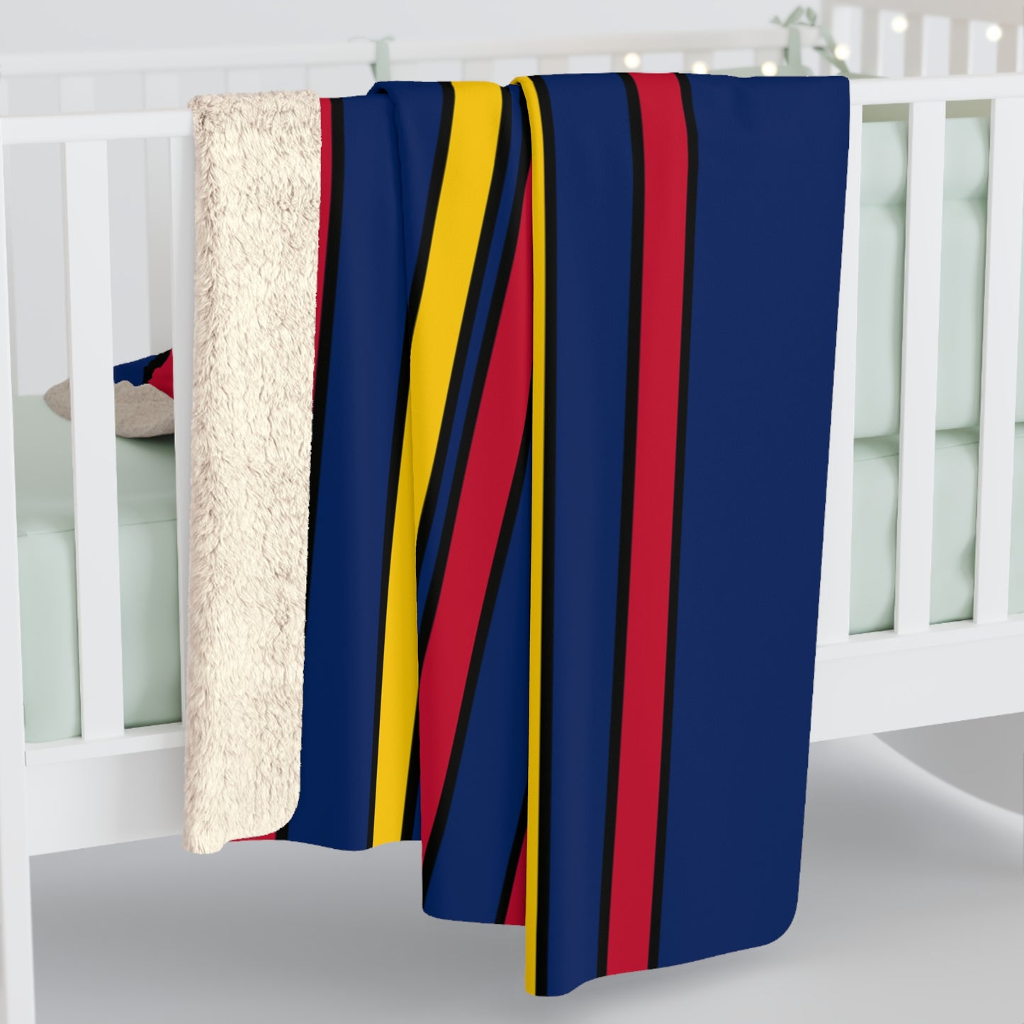 Chad Retro Stripes Blanket Throw