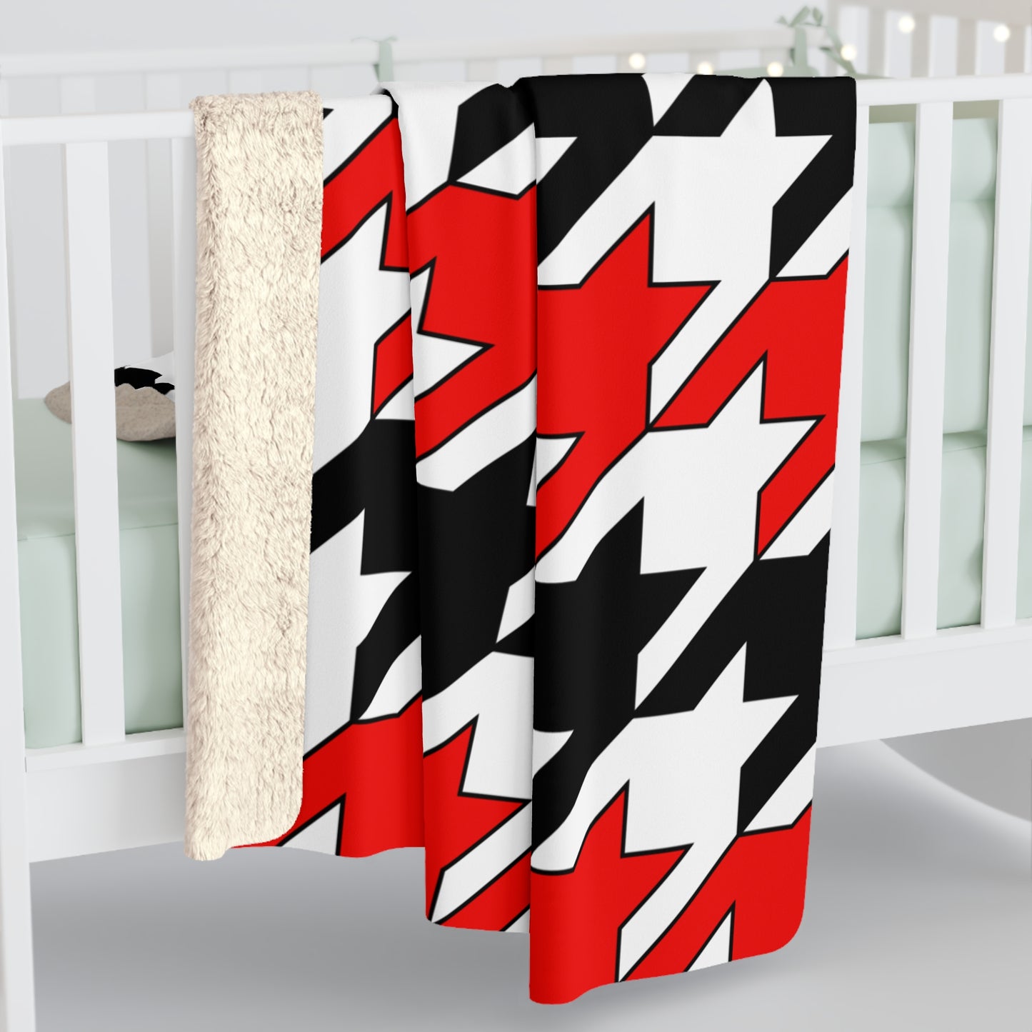 Yemen Retro Houndstooth Blanket Throw