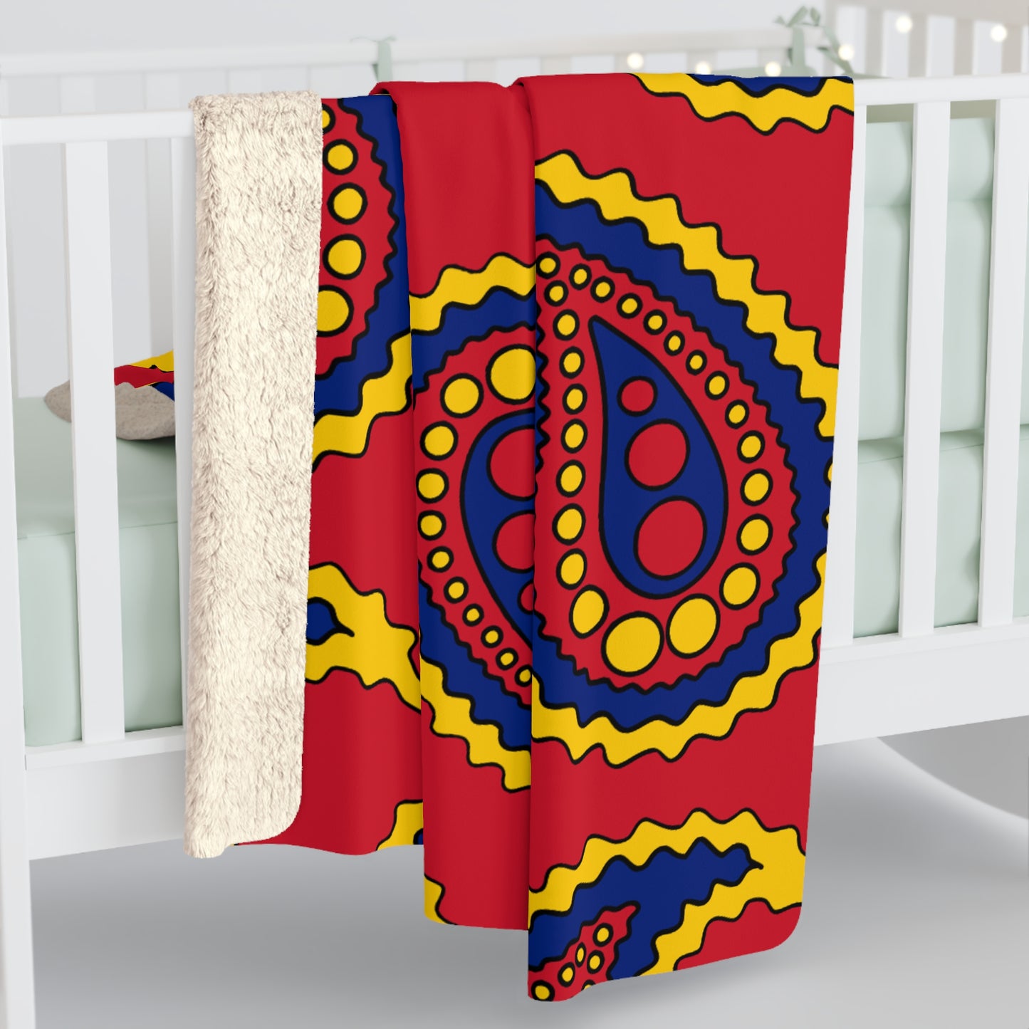 Venezuela Retro Paisley Blanket Throw