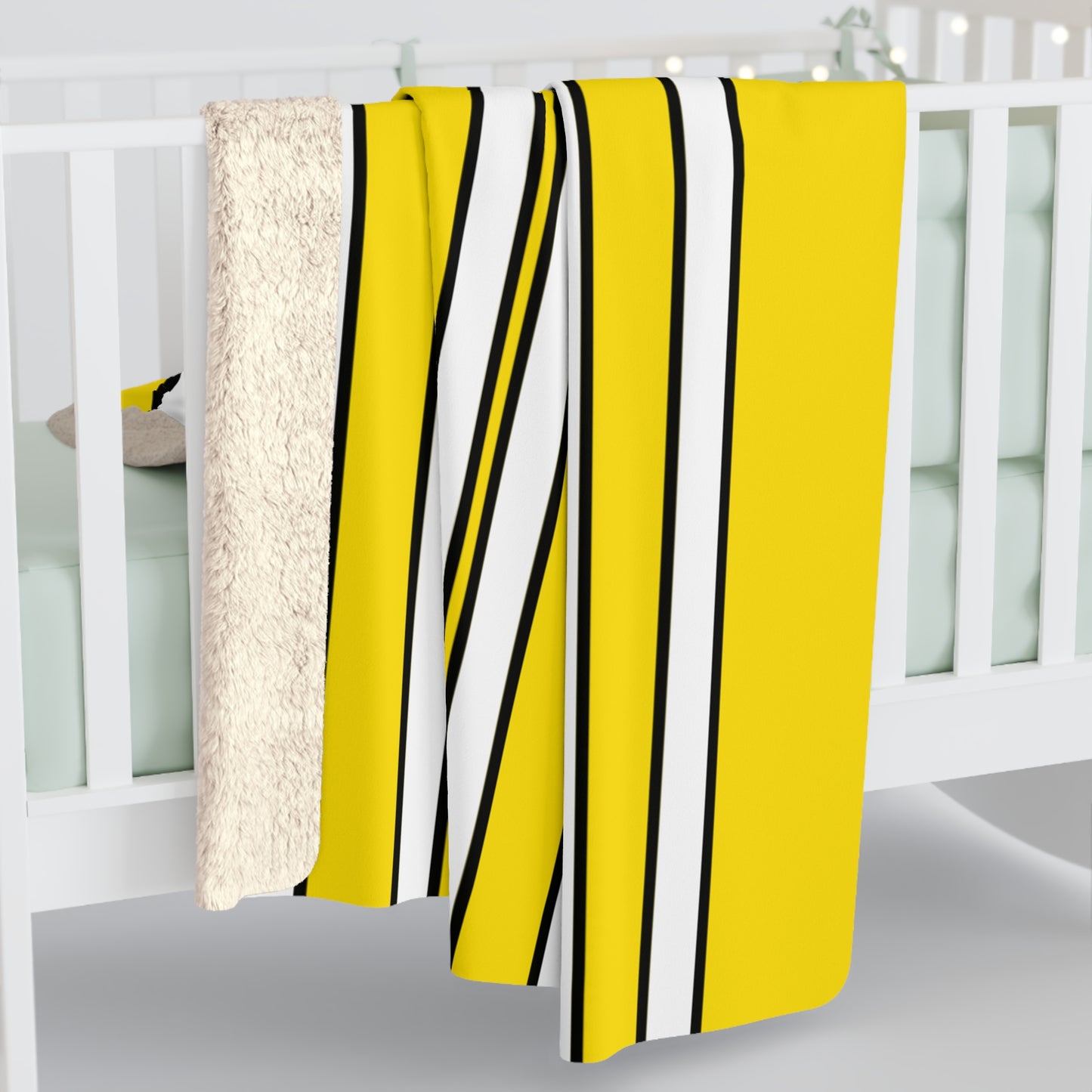 Vatican City Retro Stripes Blanket Throw