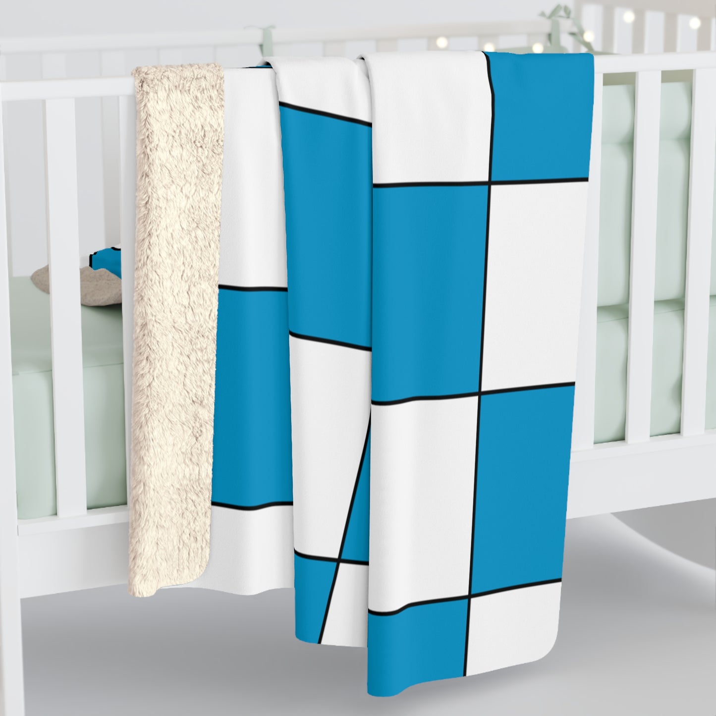 Galicia Retro Check Blanket Throw