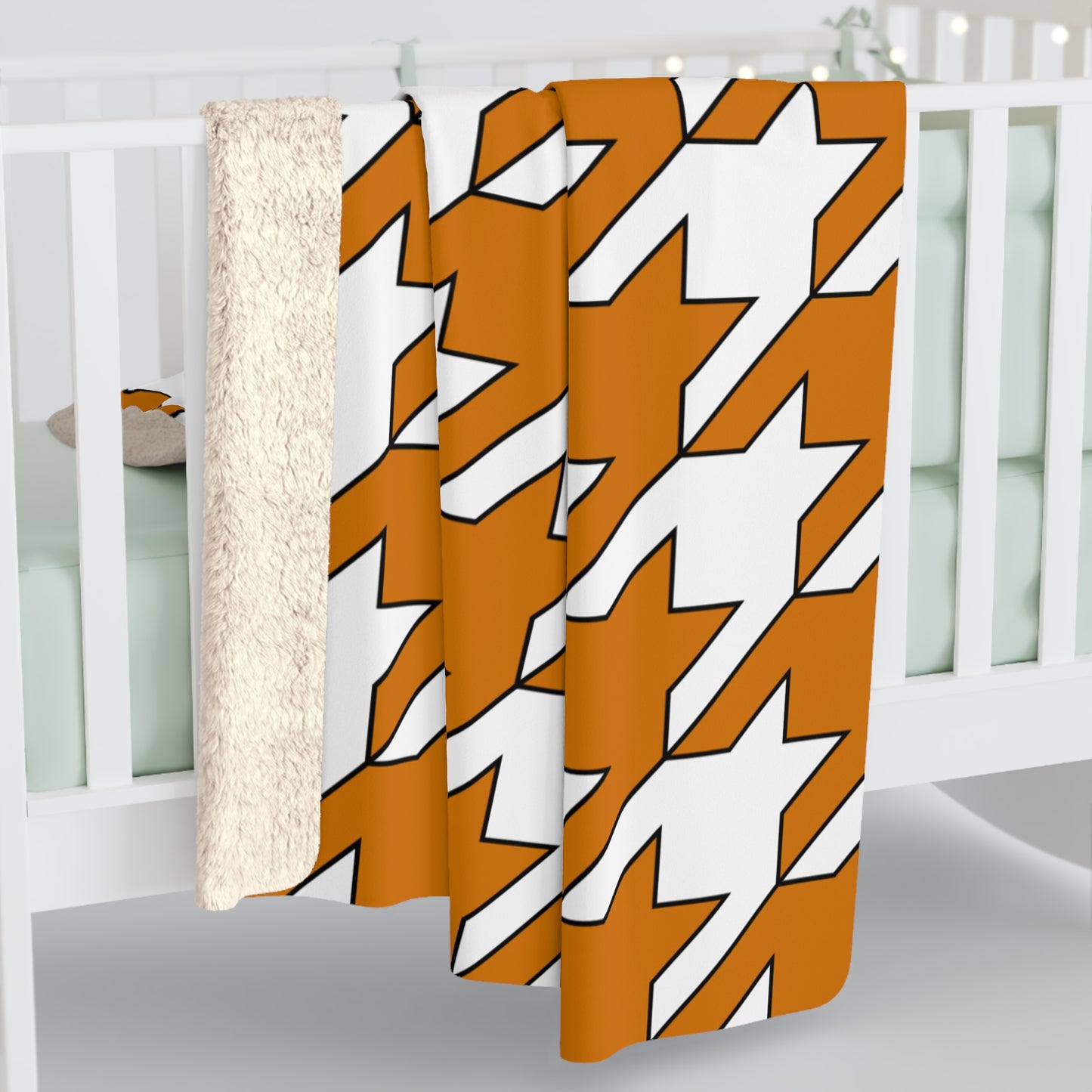Cyprus Retro Houndstooth Blanket Throw