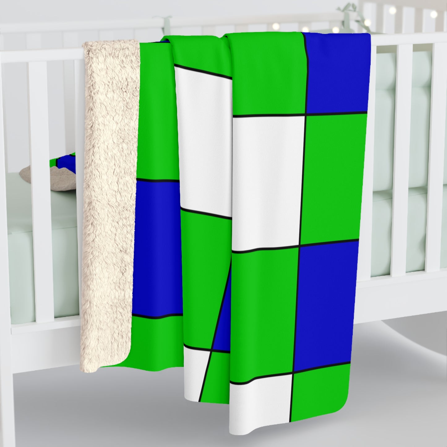 Sierra Leone Retro Check Blanket Throw