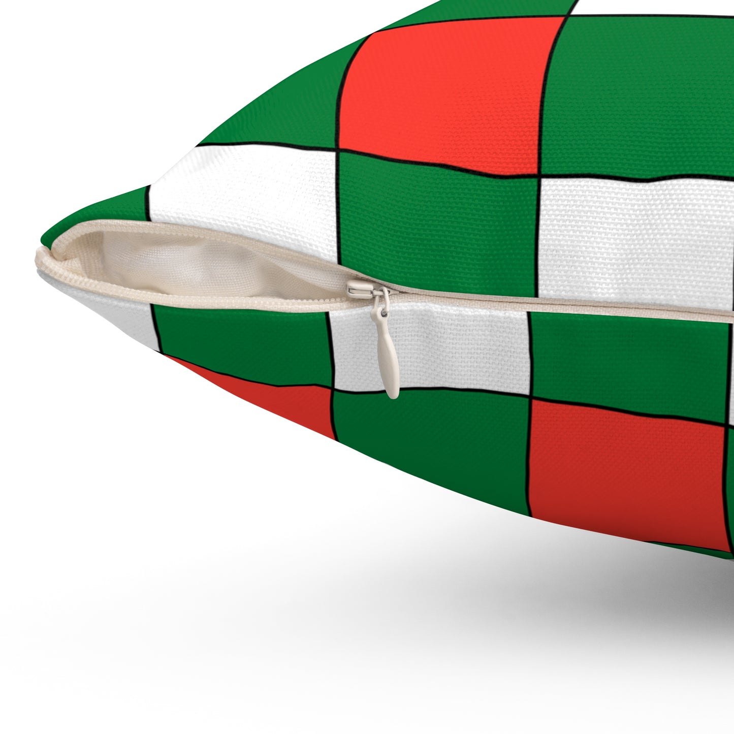 Madagascar Retro Check Cushion Pillow