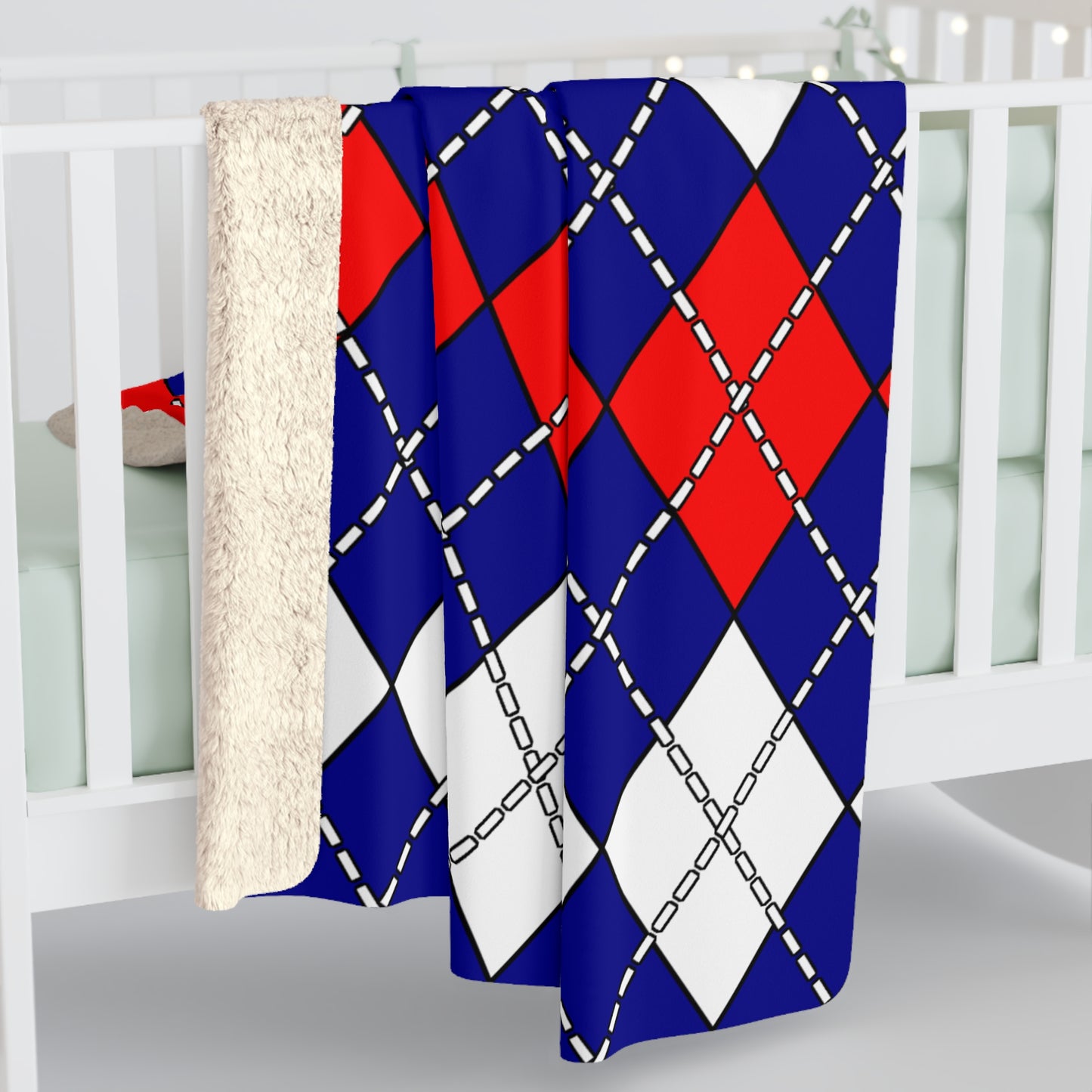 Australia Retro Argyle Blanket Throw