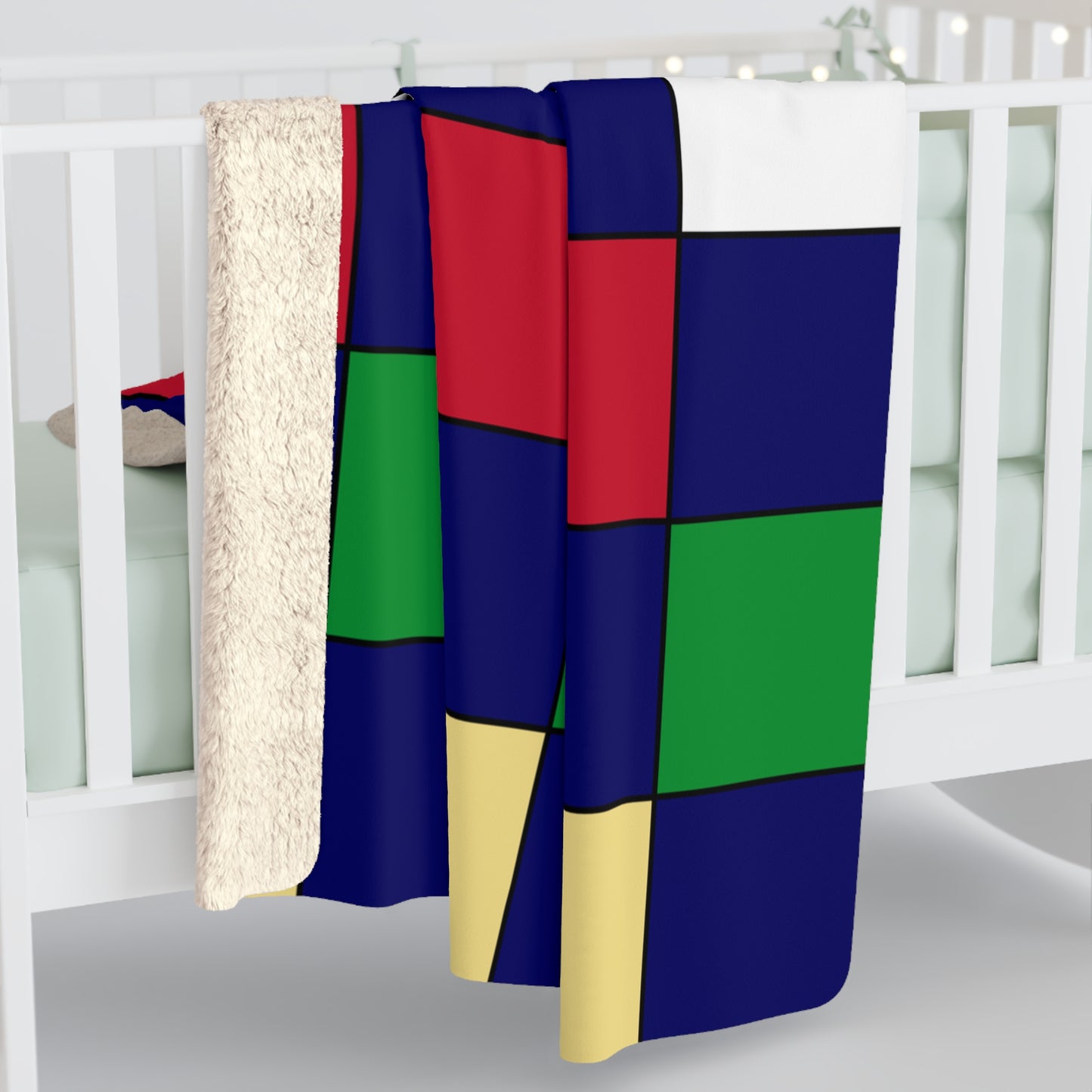 Cayman Islands Retro Check Blanket Throw