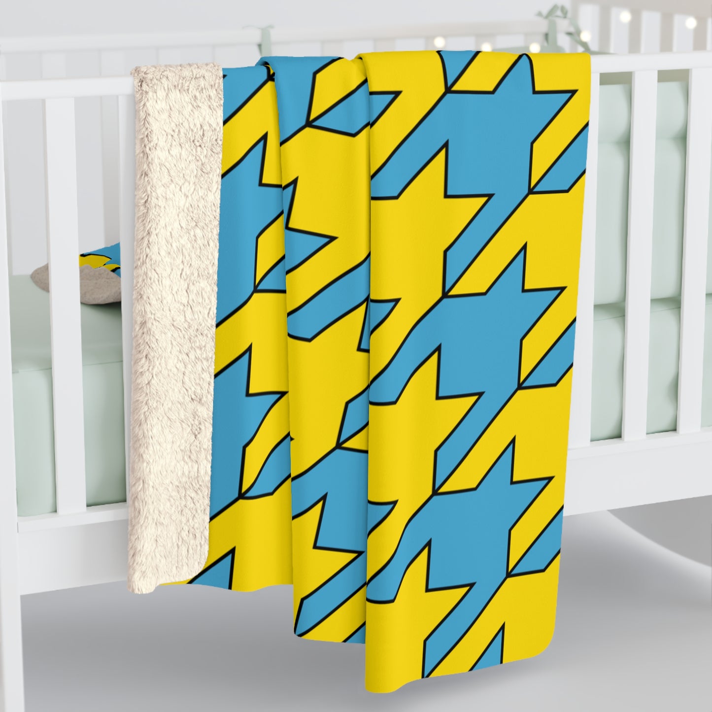 Palau Retro Houndstooth Blanket Throw