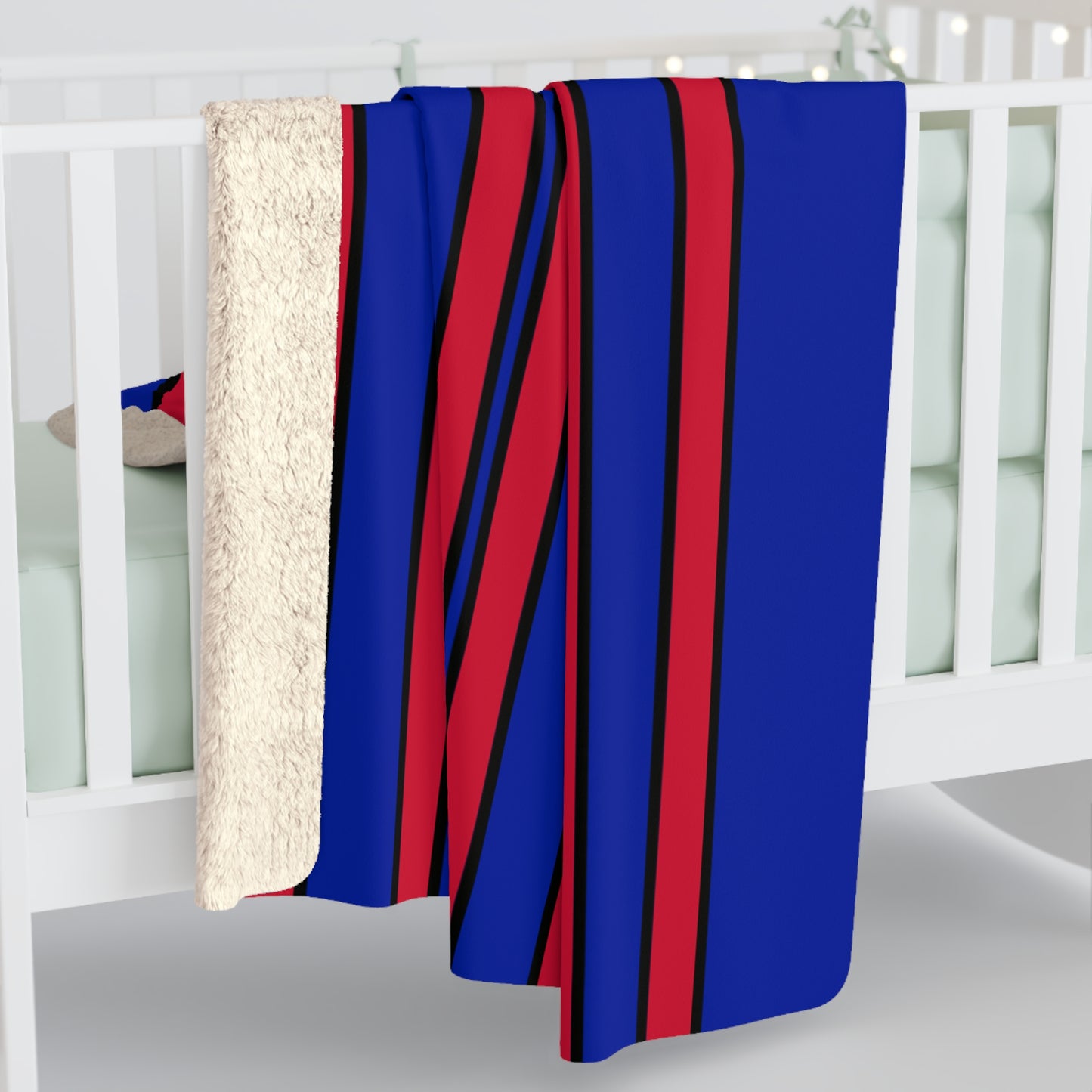 Haiti Retro Stripes Blanket Throw