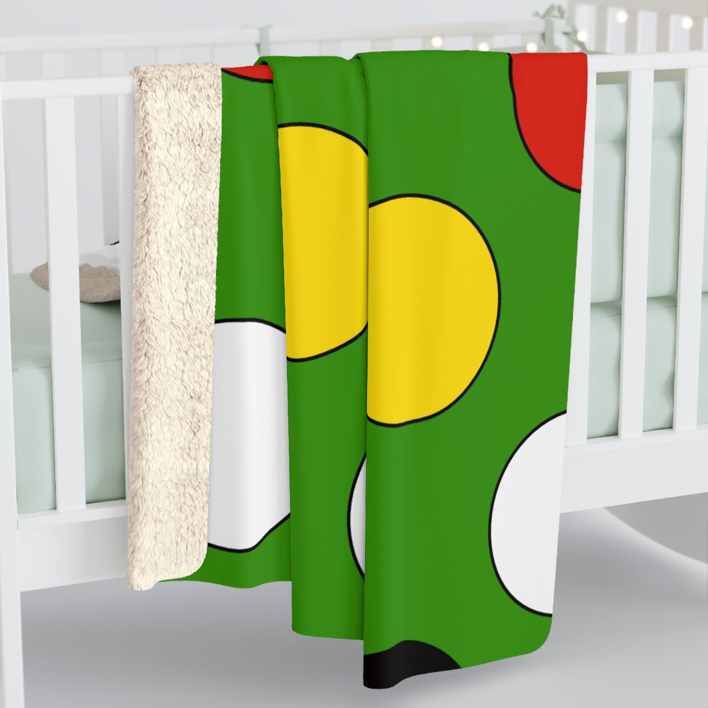 Guyana Retro Polka Dots Blanket Throw