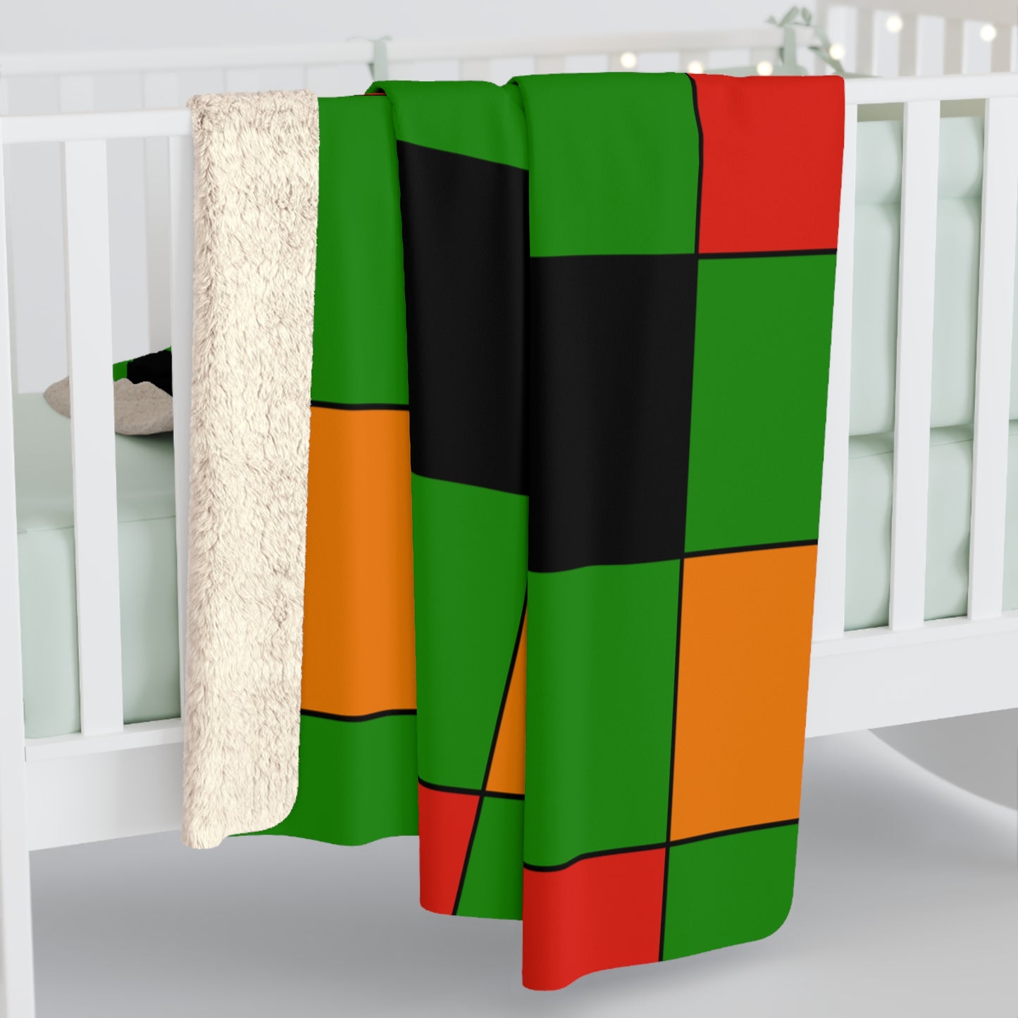 Zambia Retro Check Blanket Throw