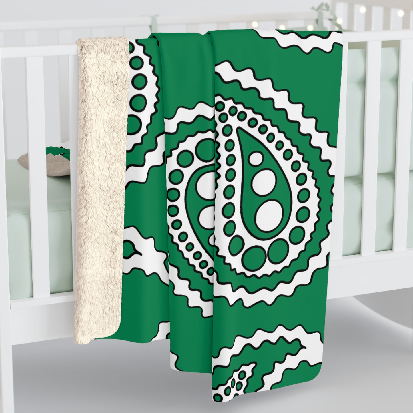 Nigeria Retro Paisley Blanket Throw