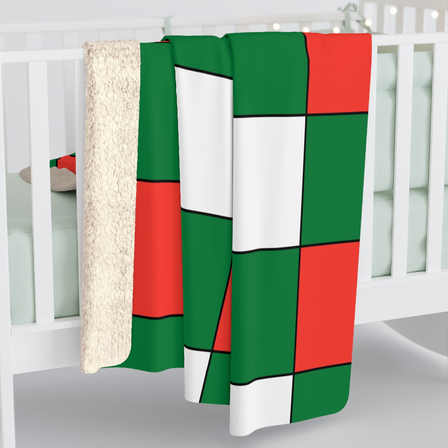Madagascar Retro Check Blanket Throw