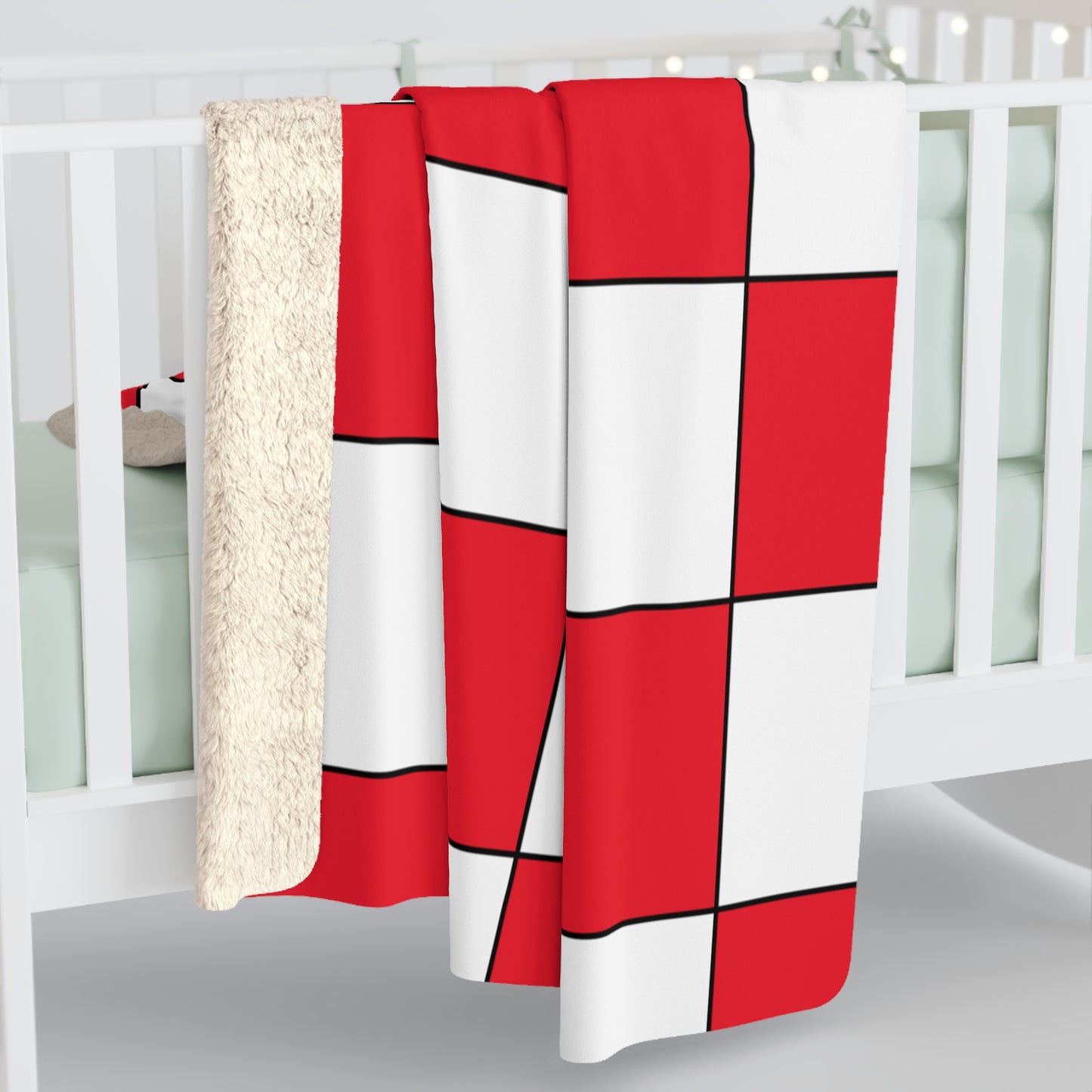 Hong Kong Retro Check Blanket Throw