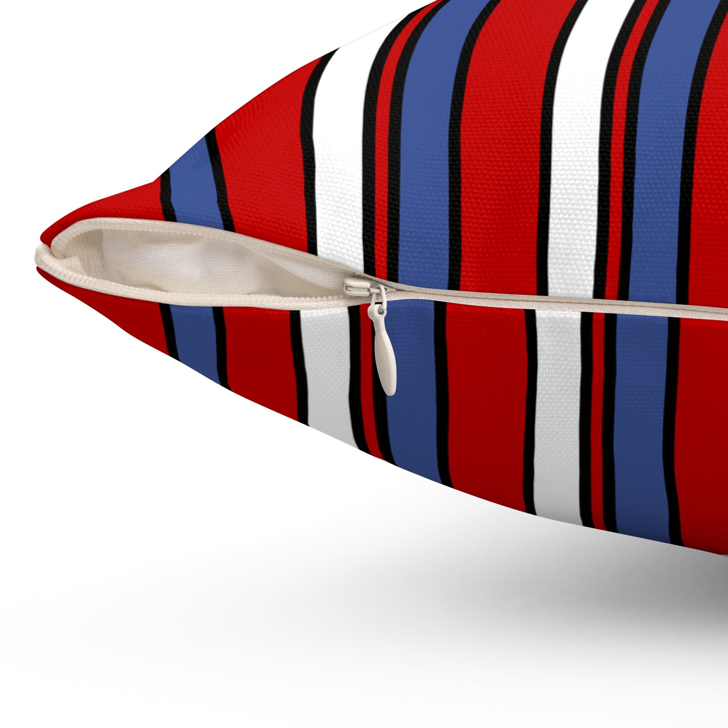 Democratic Peoples Republic Of Korea Retro Stripes Cushion Pillow
