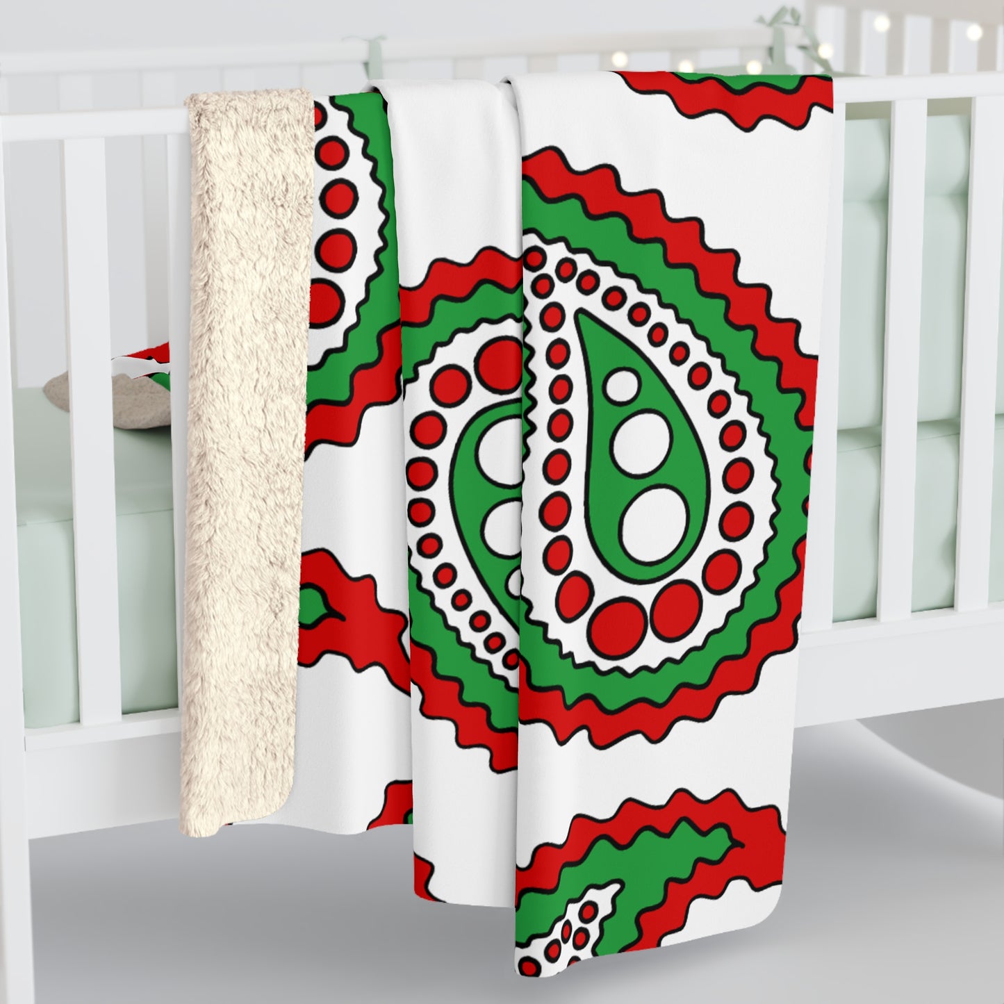 Iran Retro Paisley Blanket Throw