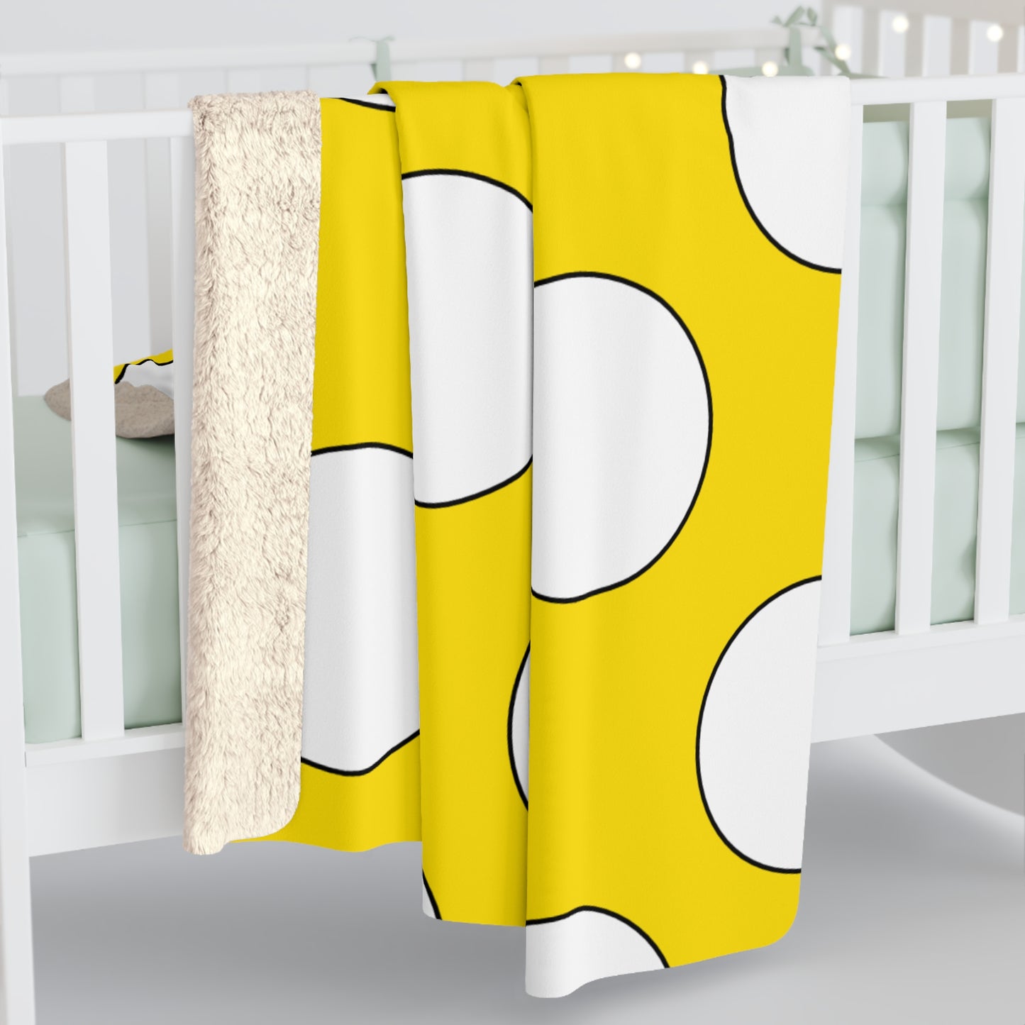 Vatican City Retro Polka Dots Blanket Throw