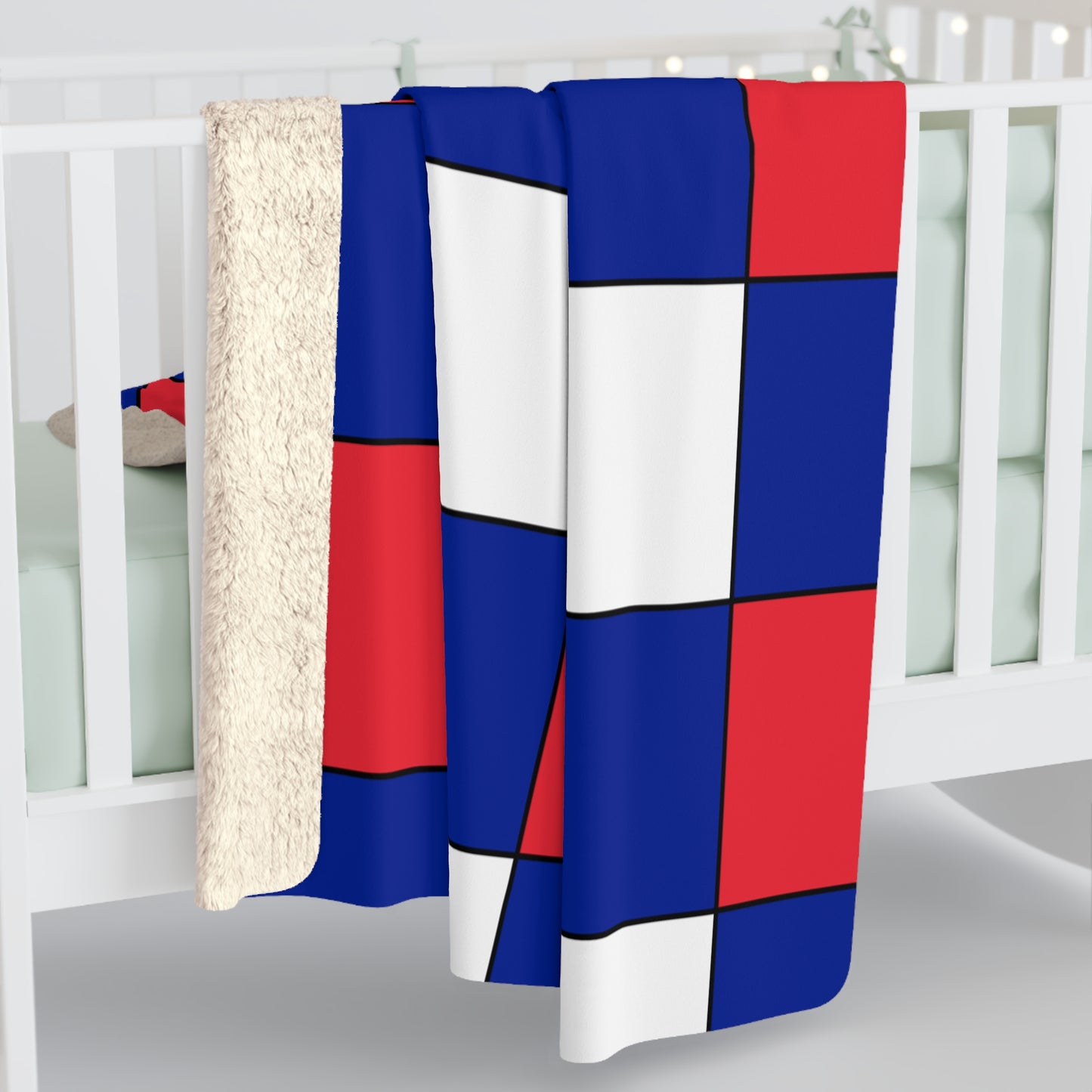 Sint Maarten Retro Check Blanket Throw