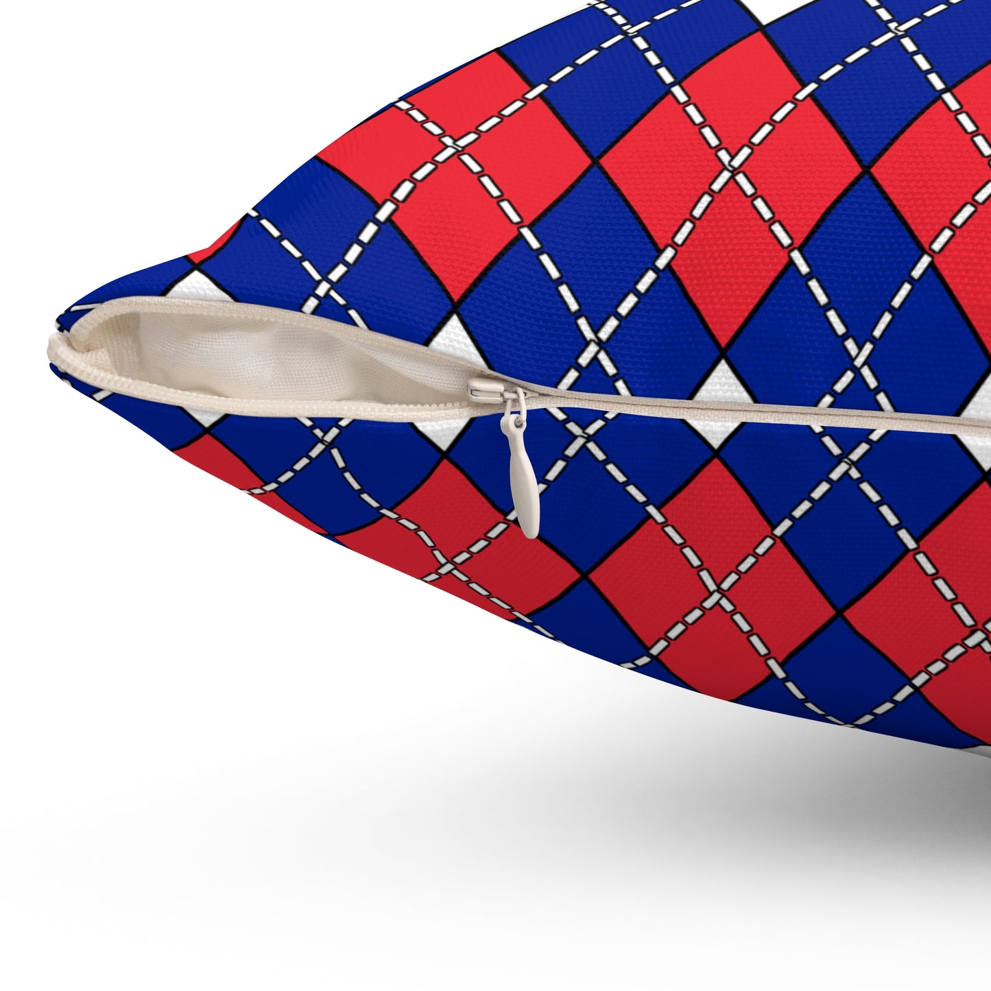 Sint Maarten Retro Argyle Cushion Pillow