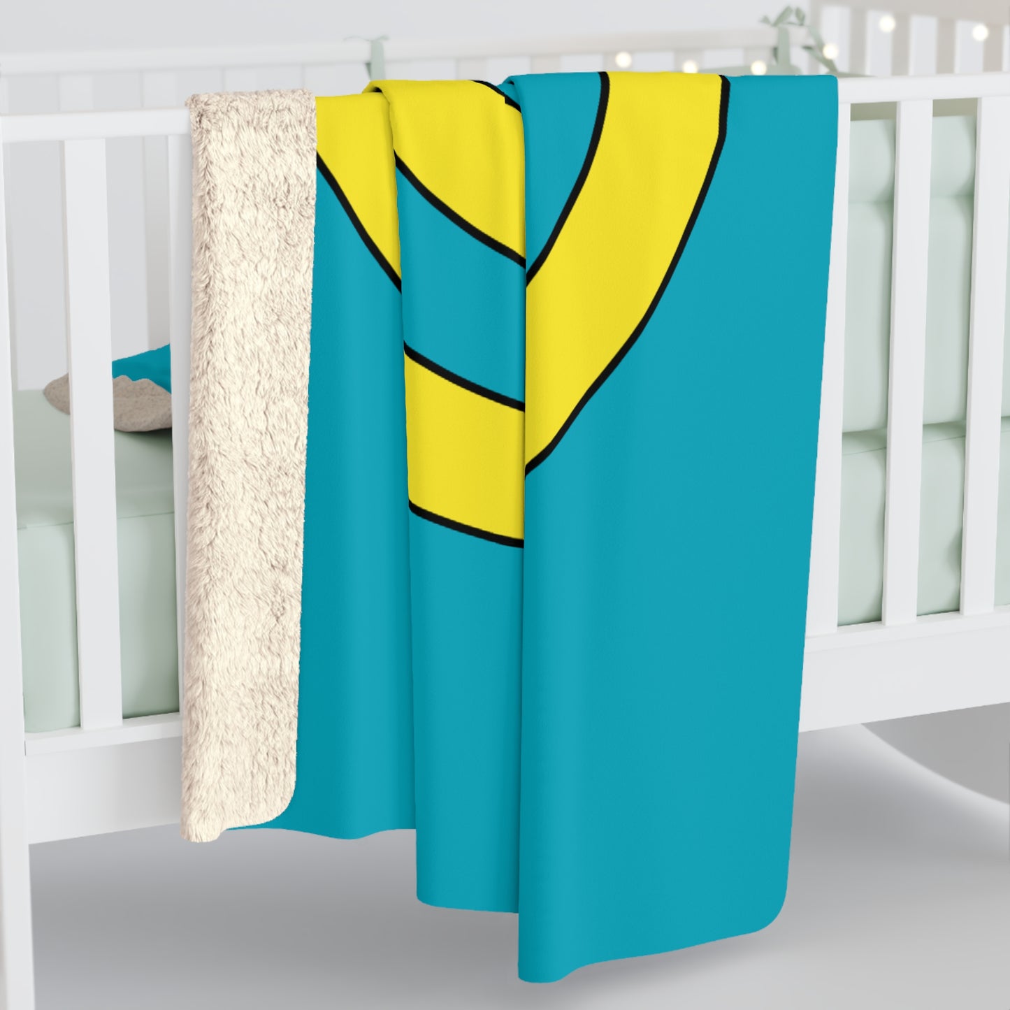 Kazakhstan Retro Target Blanket Throw