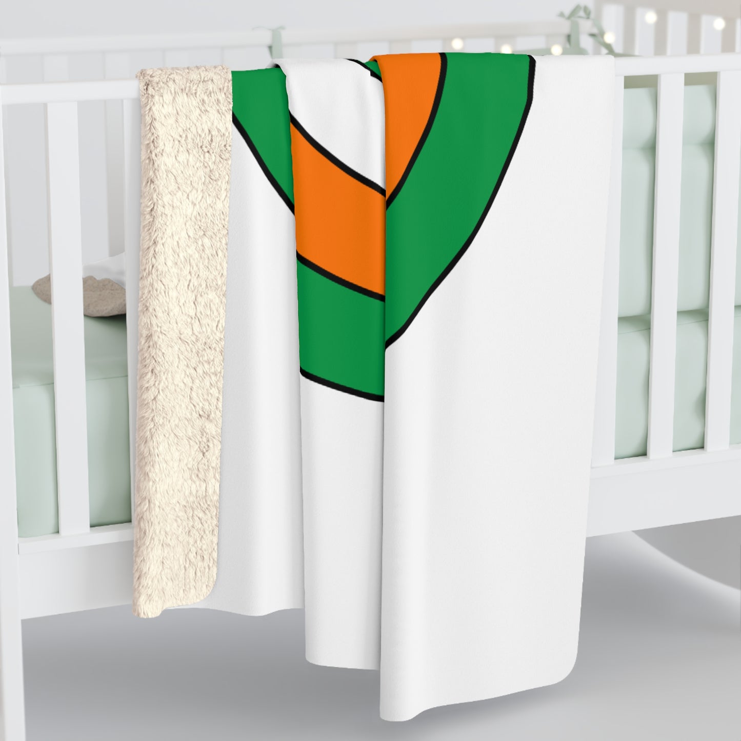 Ireland Retro Target Blanket Throw