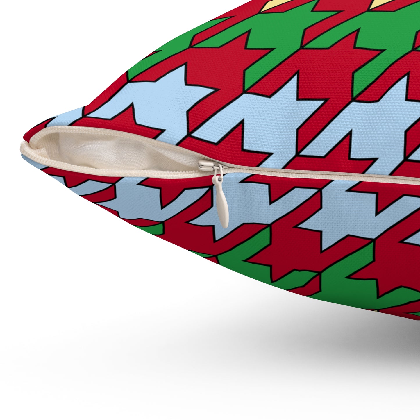 Eritrea Retro Houndstooth Cushion Pillow