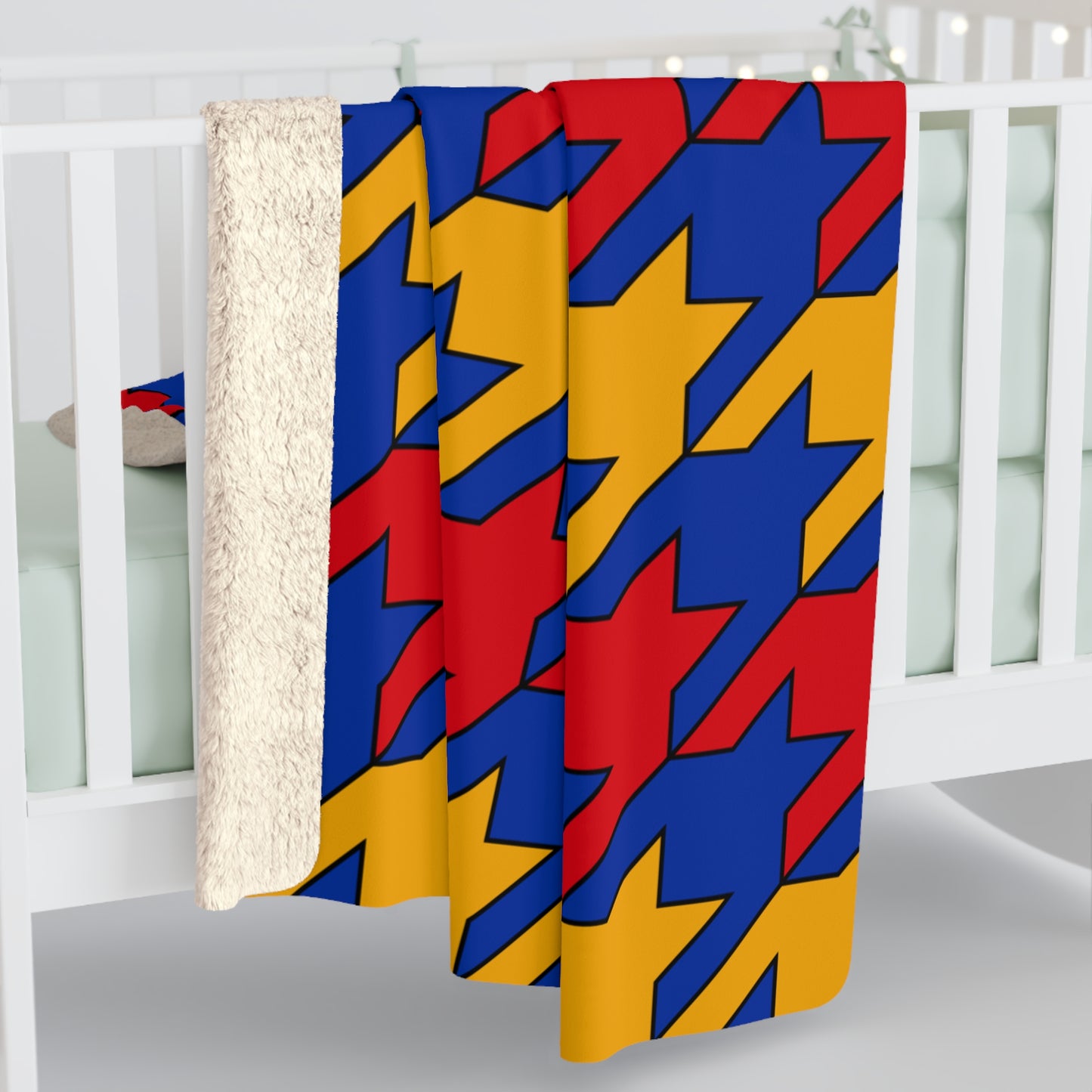 Armenia Retro Houndstooth Blanket Throw