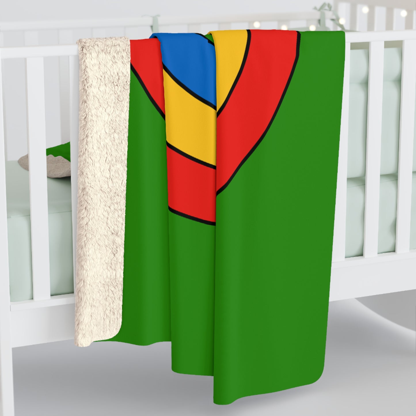 Ethiopia Retro Target Blanket Throw